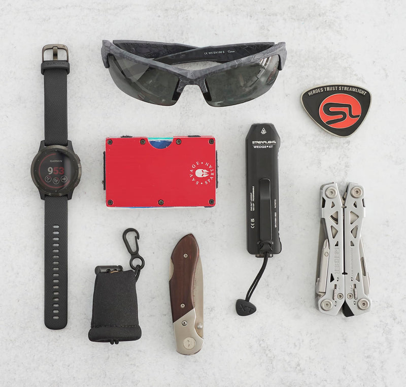 Wedge XT Streamlight 500-Lumen 1,900-Candela Flat Everyday Carry Flashlight, Includes USB-Cable and Pocket Lanyard, Black