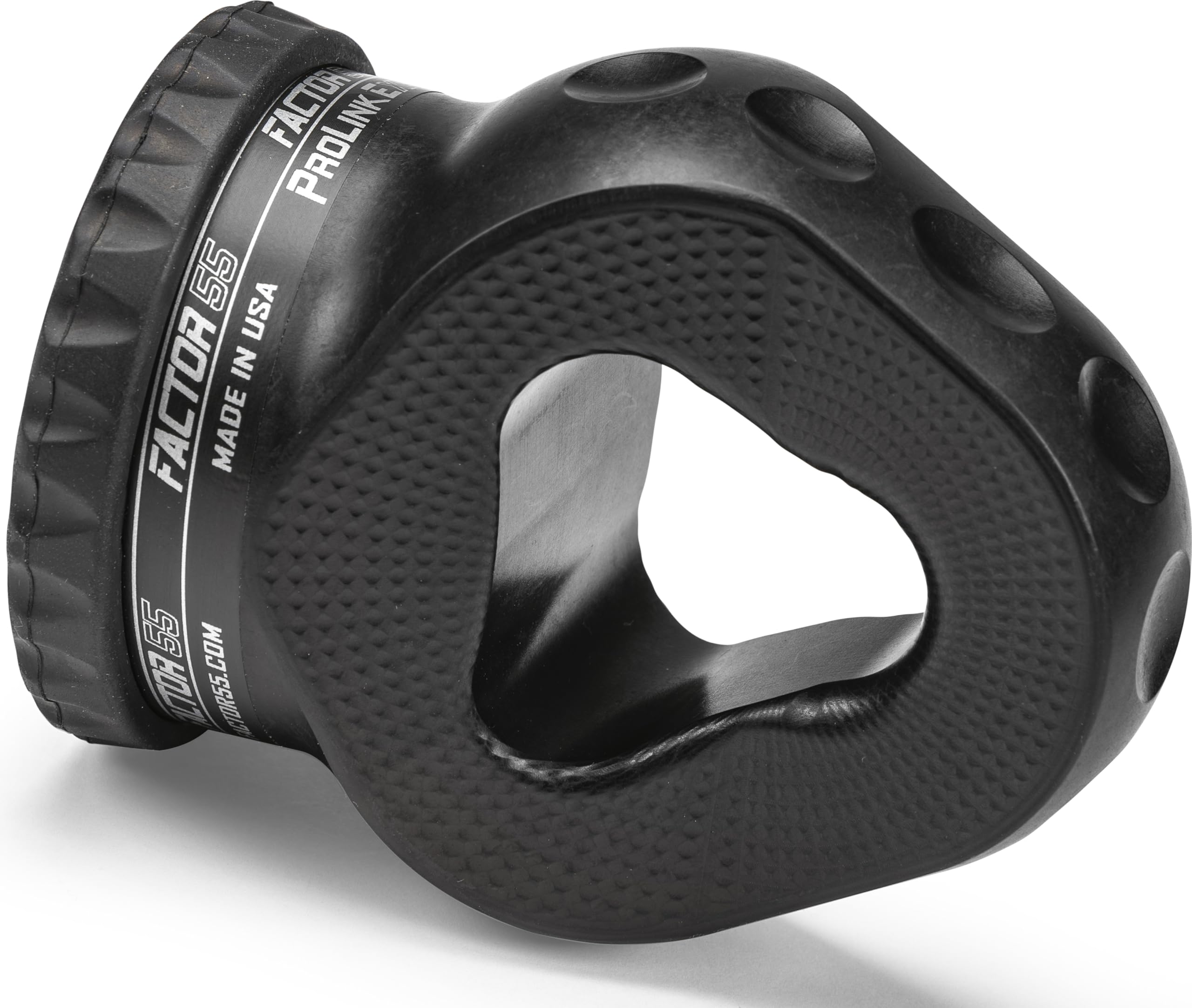 Factor 55 E Prolink Titanium Double Shear Pin, Designed for Steel Cables and Synthetic Winch Ropes up to 3/8" Diameter - Black