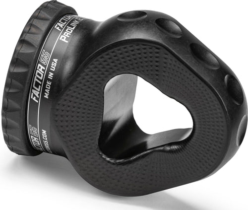 Factor 55 E Prolink Titanium Double Shear Pin, Designed for Steel Cables and Synthetic Winch Ropes up to 3/8" Diameter - Black