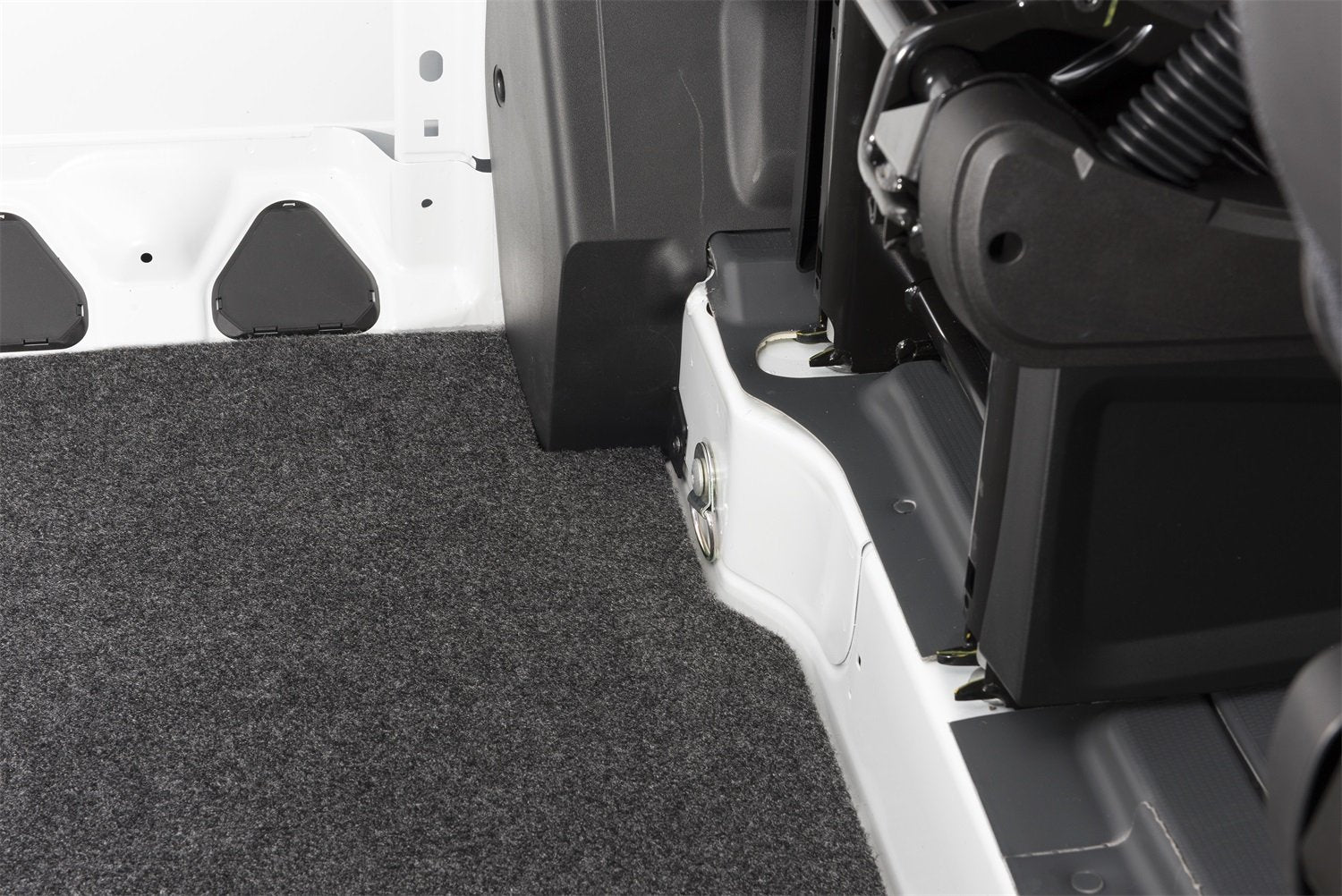 VanRug BedRug, Maxi Ext | Fits 2006 - 2026 Mercedes/Dodge Sprinter 170" Wb Ext | Charcoal Grey, VRMS06LE