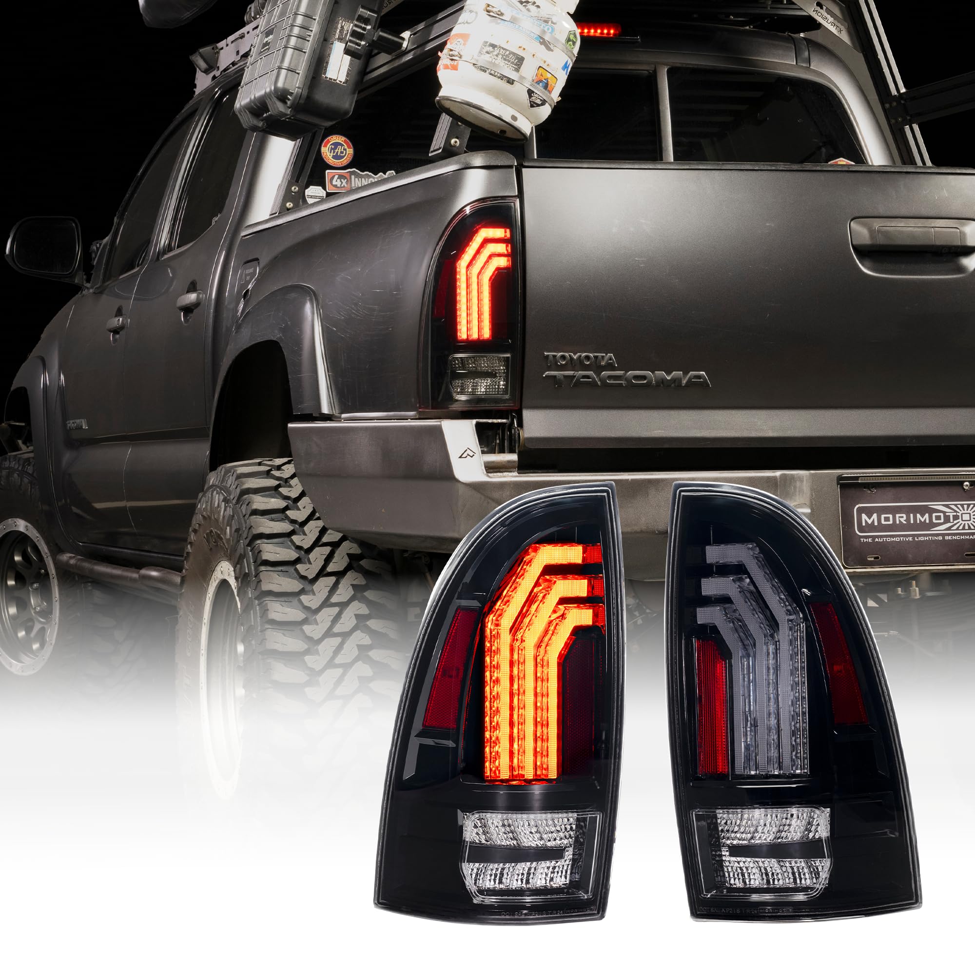Morimoto Red XB LED Taillights for Toyota Tacoma 05-15 (LF726)