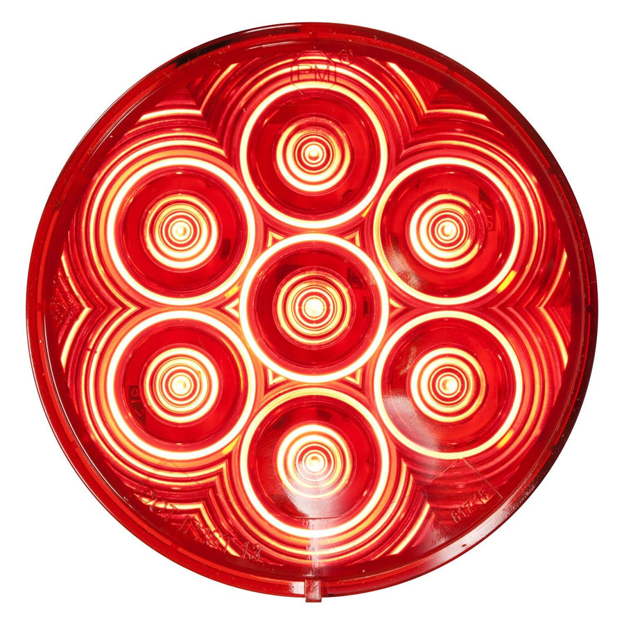 4" LED Back-Up Light Kit Peterson Manufacturing 817R-7 (LED S/T/T Round 7 Dio Amp Housing Groom Mount), 1 Pack