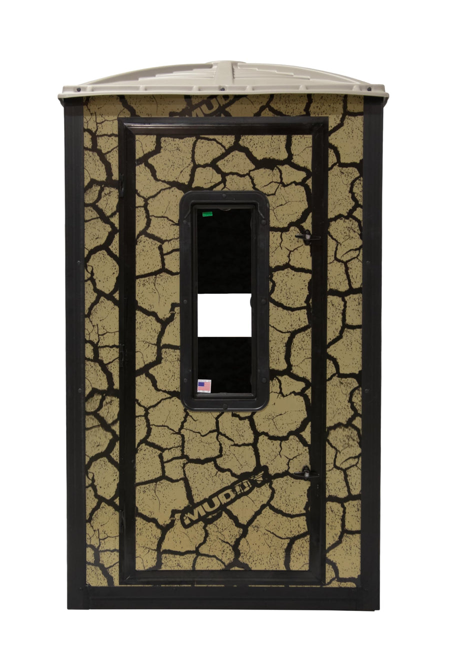 Muddy Box Blind/Gunner Steel Wall Construction/Cracked Mud Camo