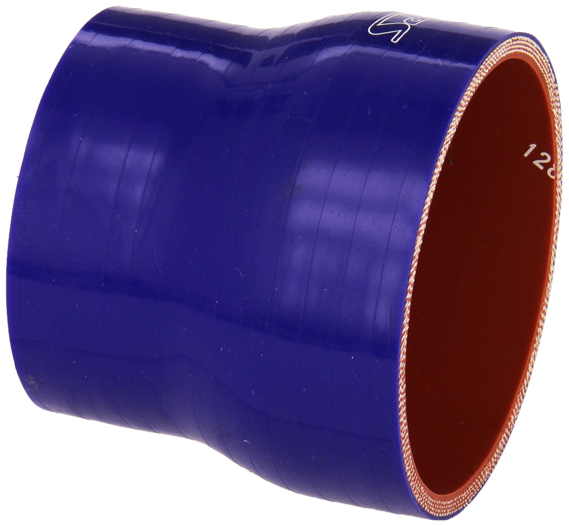 HPS Silicone HTSR-275-325-BLUE High Temperature 4-ply Reinforced Reducer Coupler Hose, 50 PSI Maximum Pressure, 3" Length, 2-3/4" > 3-1/4" ID, Blue