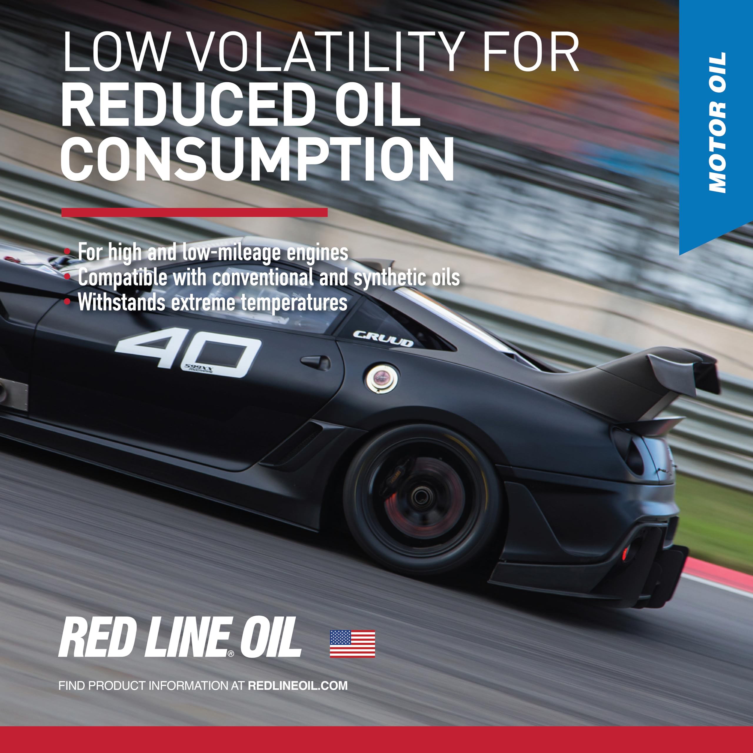 Professional Series Red Line 12904 5W40 Euro Motor Oil - 1 Quart