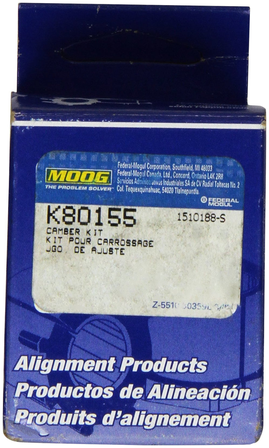 K80155 MOOG Caster / Camber Alignment Bushing