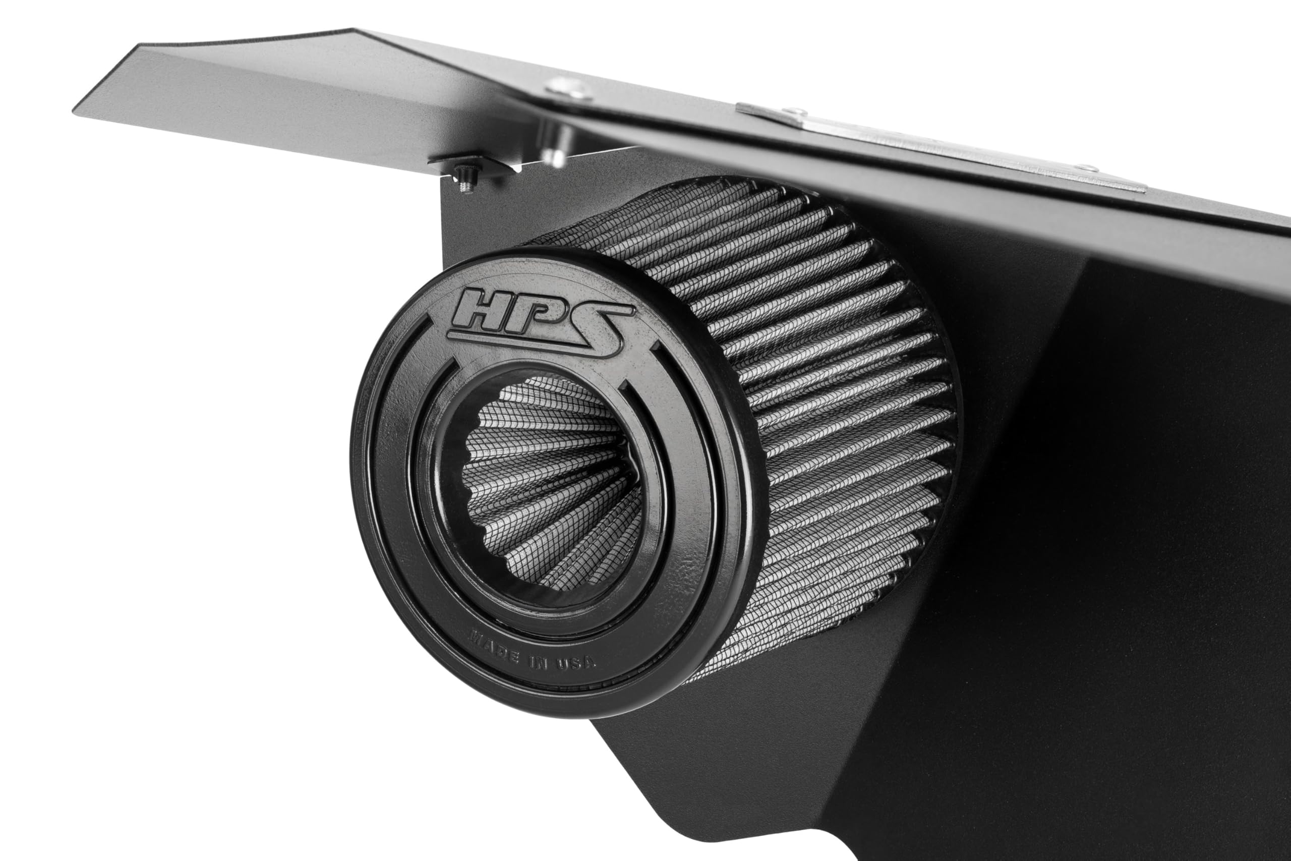 Red HPS Air Intake Kit with Heat Shield Cool Ram Compatible for 2024 Toyota Tacoma 2.4L Turbo, 827-779R