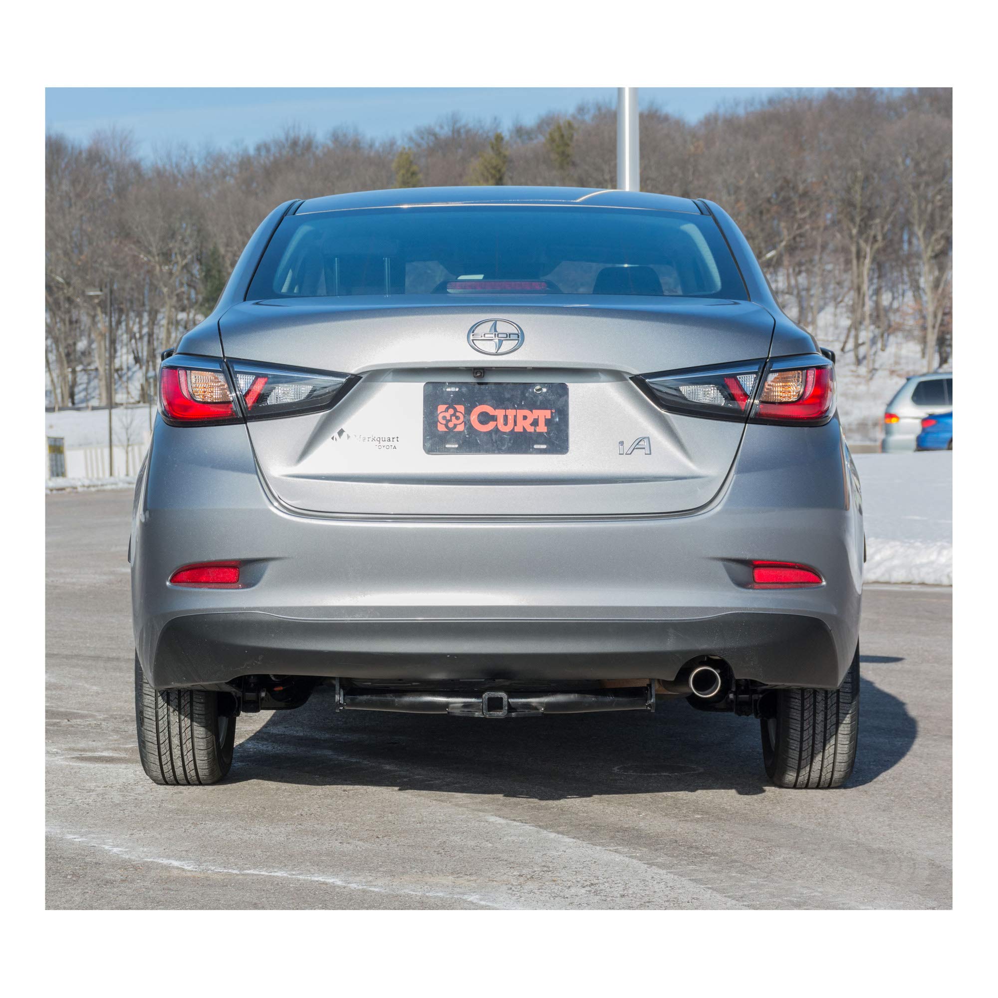 CURT Class 1 Trailer Hitch 11421, 1-1/4-Inch Receiver, Fits Select Toyota Yaris iA, Scion iA