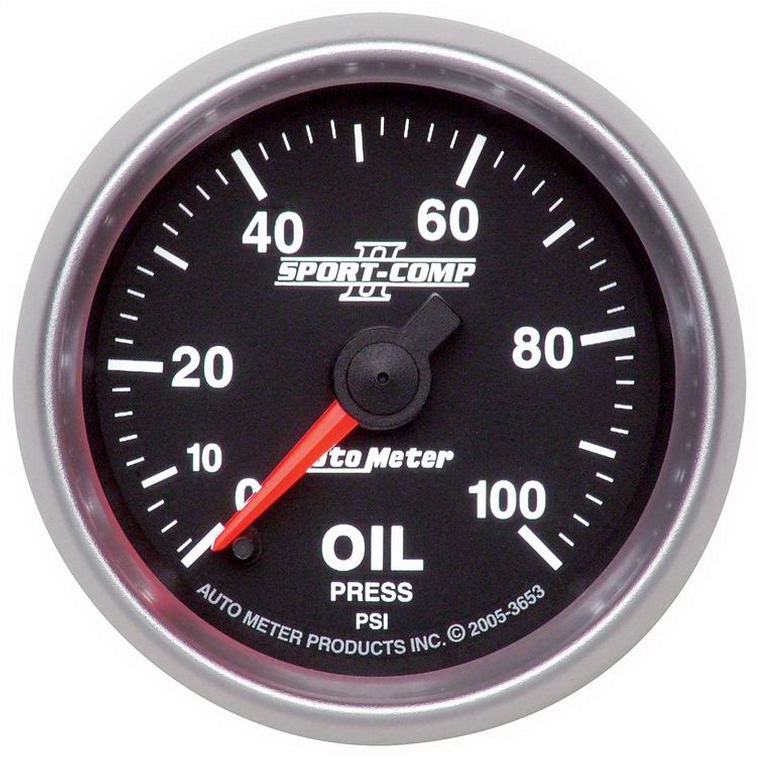 Auto Meter 2-1/16" 0-100 PSI Full Sweep Electric Oil Pressure Gauge 3653