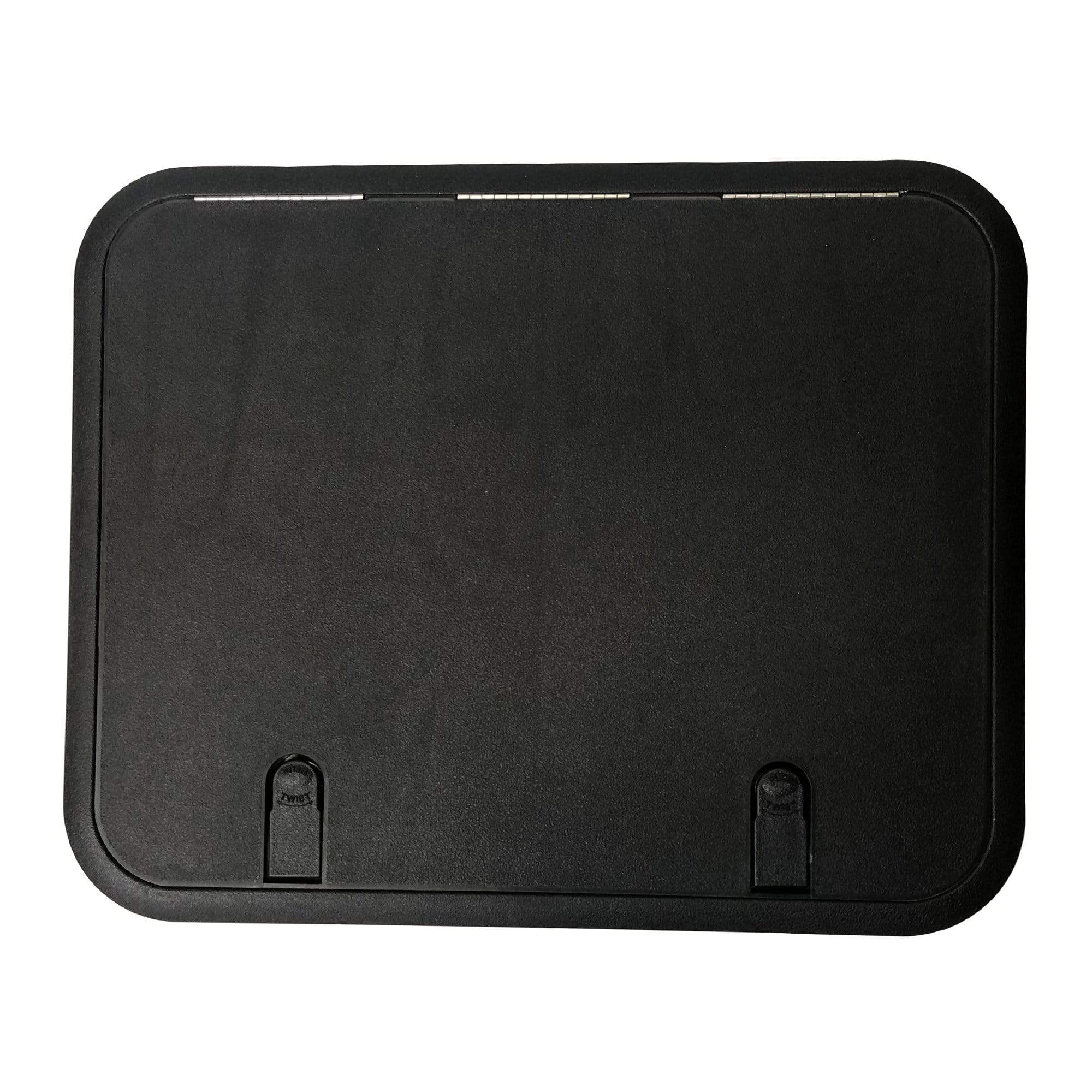 T-H Marine Hatch Designer Series | Non Locking Boat Access Storage Compartment Hatch | 13" x 24", Black