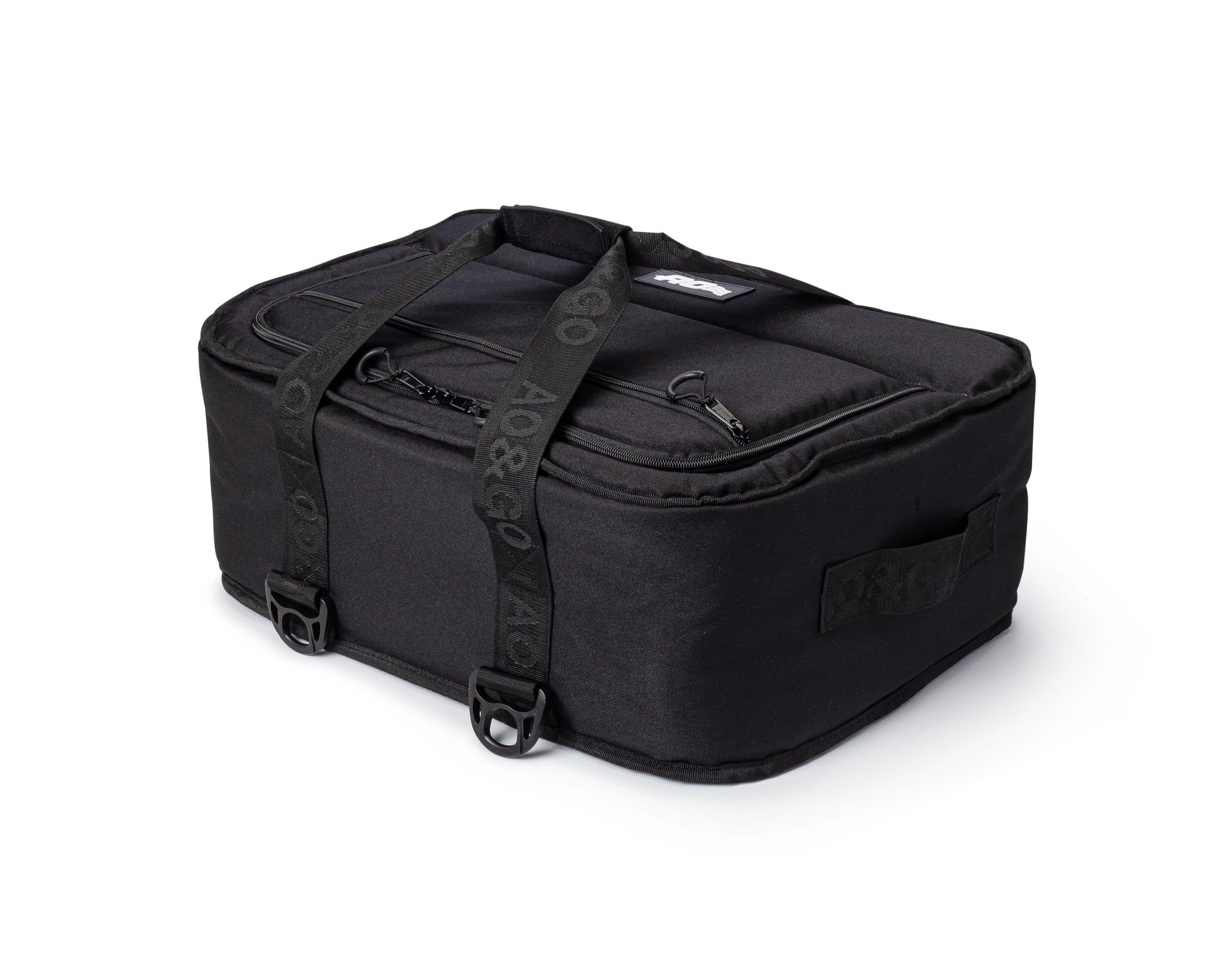 AO Coolers Canvas Stow-N-Go Soft-Sided Cooler, Low Profile and Leak Proof, Insulated for 24-Hour Cold, Black, 38-Can