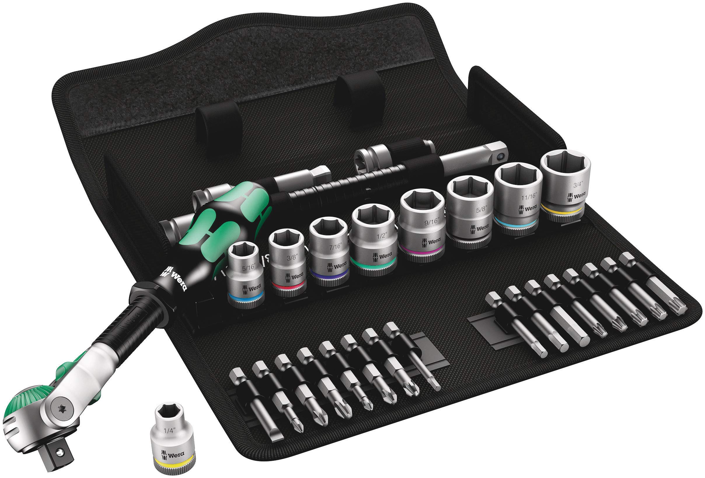 9 Speed 8100 SB Ratchet Set Imperial 3/8 29PCS 3/8 Drive