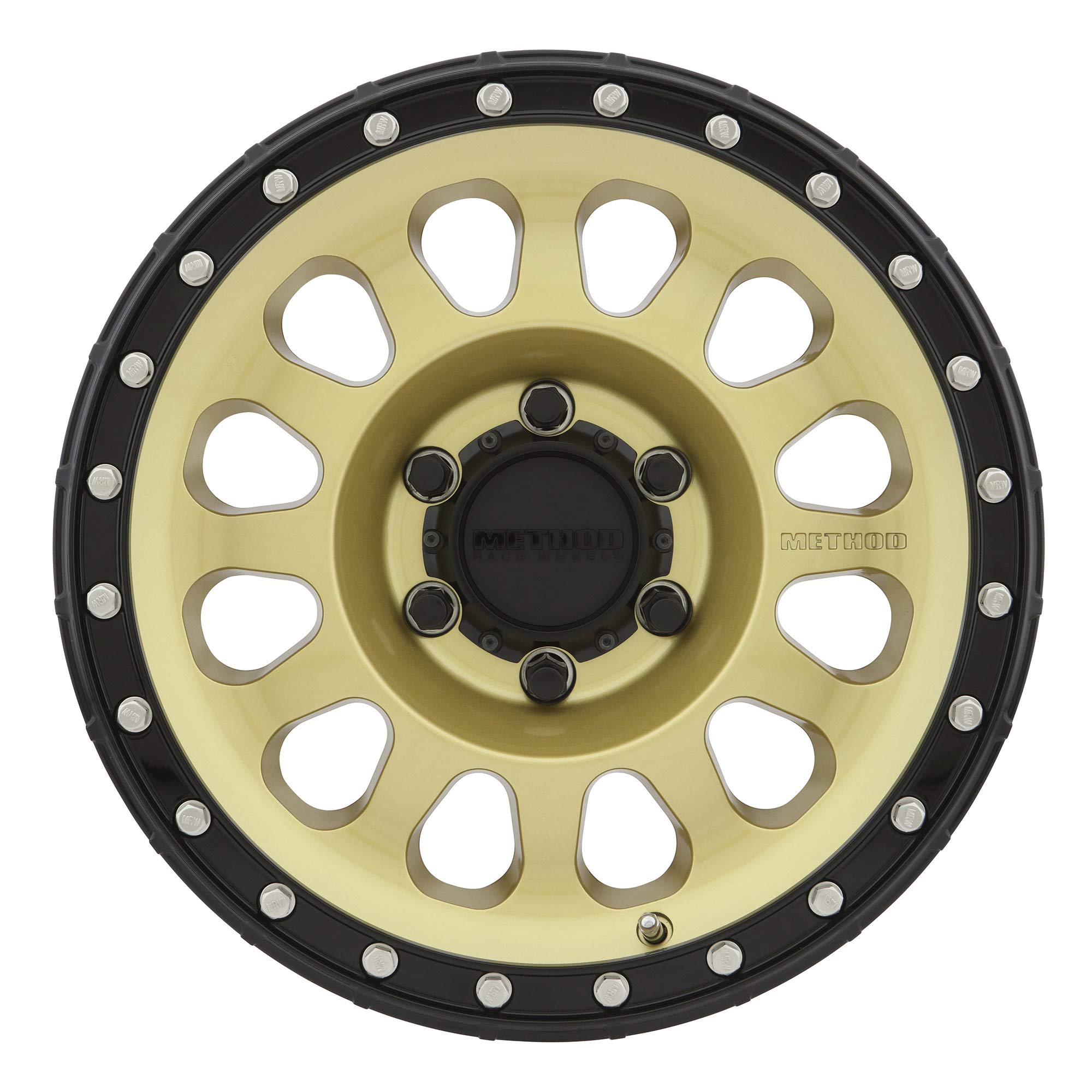 Method Race Wheels 17x8.5" Gold/Black Street Loc 315 6x135", 0mm offset 4.75" Backspace, MR31578516100