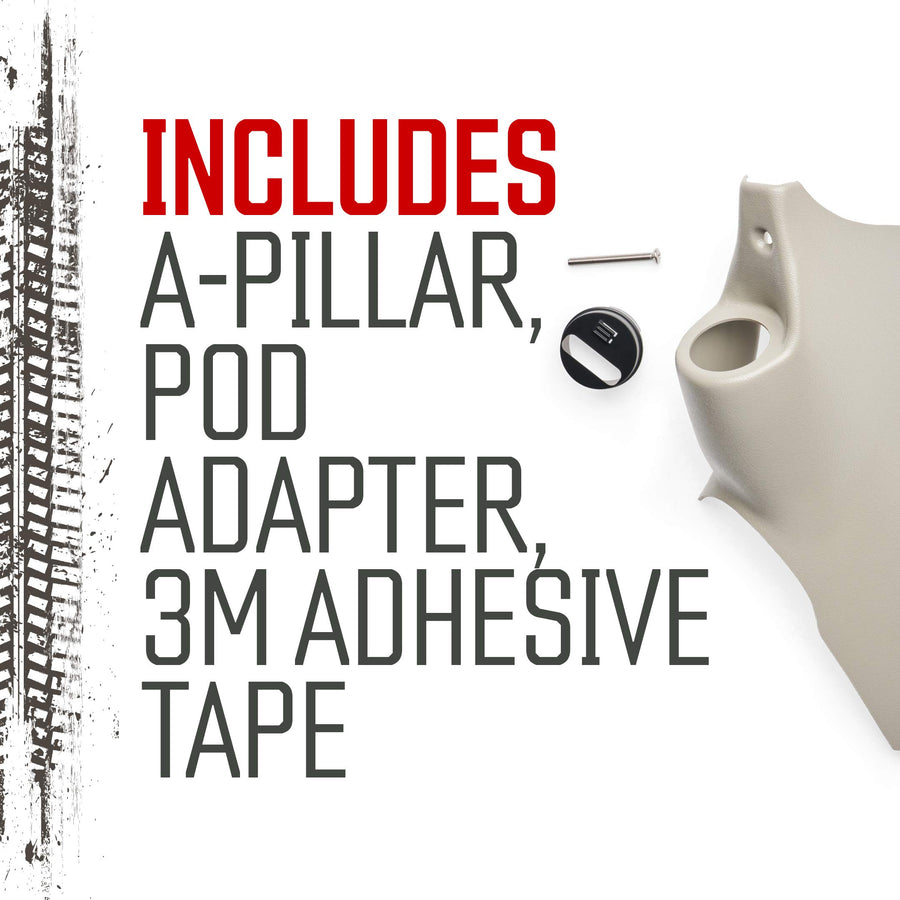 Custom Bully Dog A-pillar Mount (Paintable for GT with T-slot adapter 32308)
