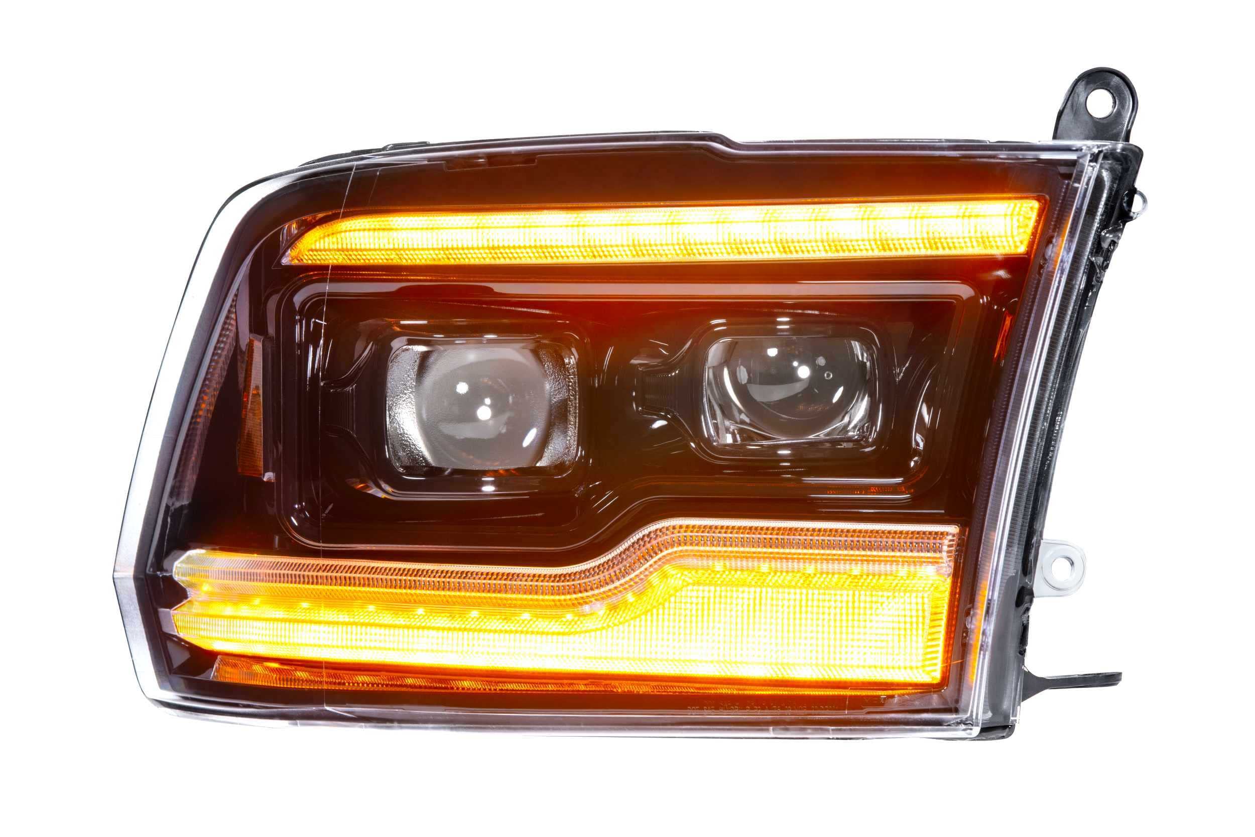 LF520-A-ASM Morimoto Lighting 2x (One Pair) Amber XB LED Headlights fits Dodge Ram 2500