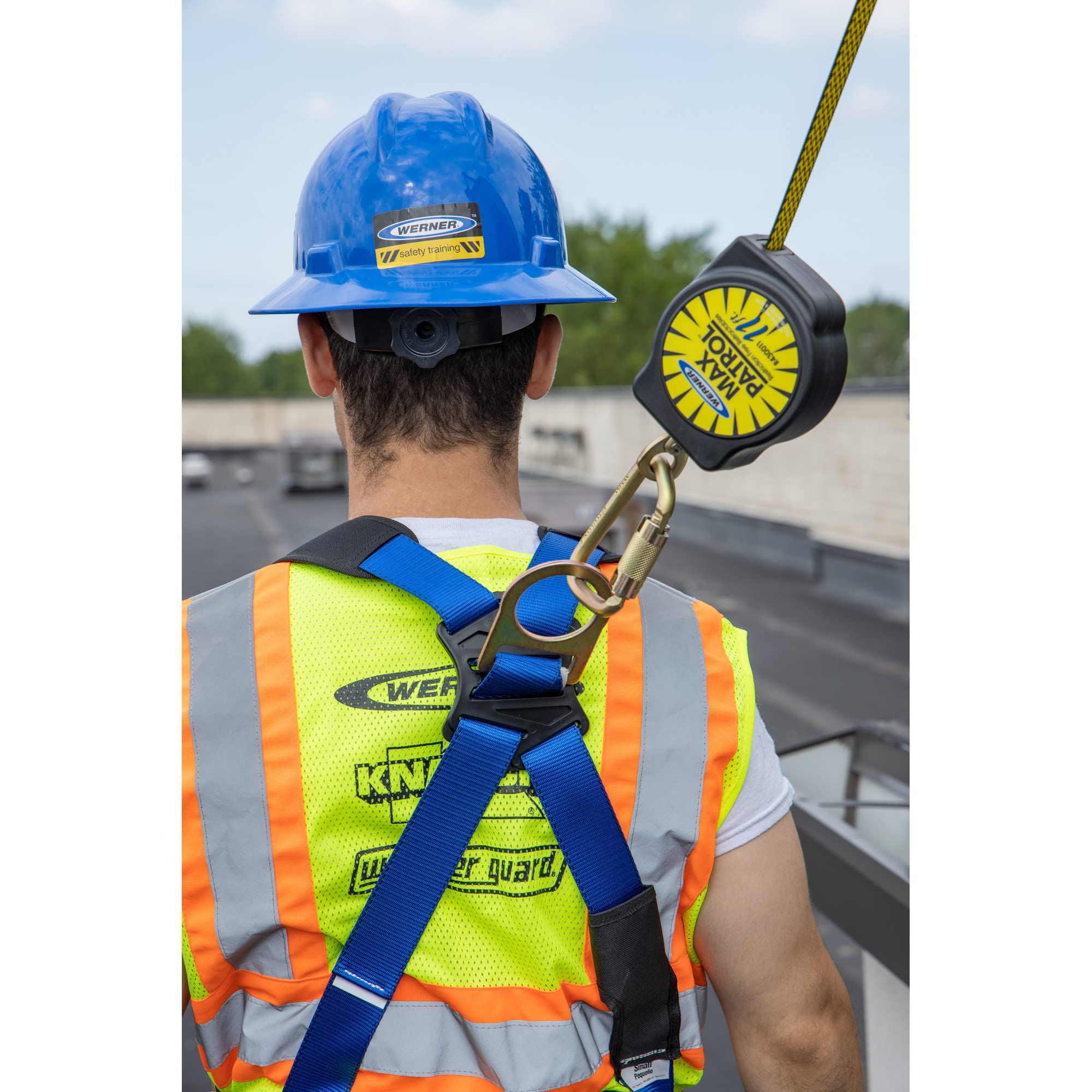 R530011 Werner 11-Foot Baseline Web Self-Retracting Lifeline, 1per Pack