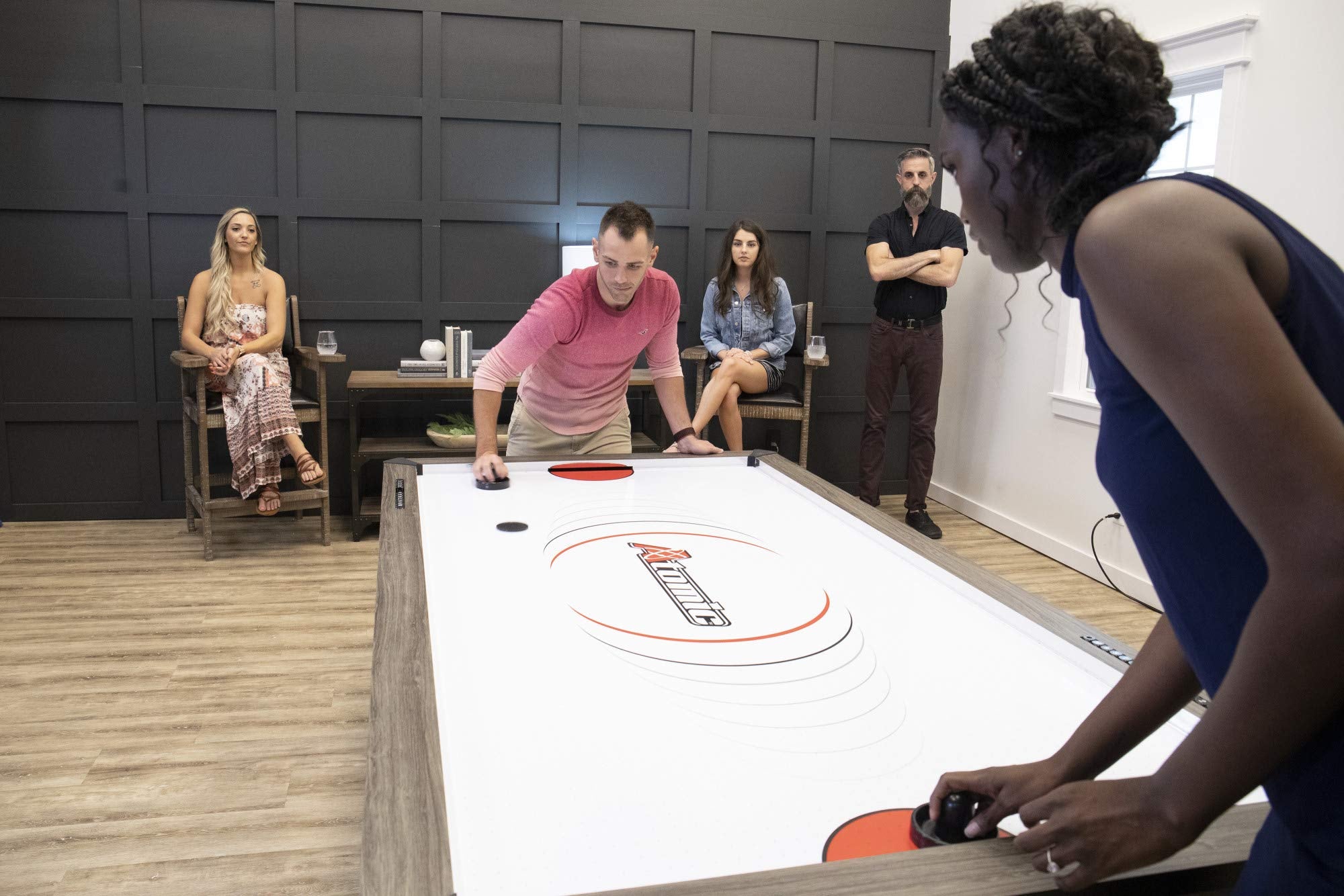 Northport Atomic 3-in-1 Dining Table with Air-Powered Hockey and Table Tennis