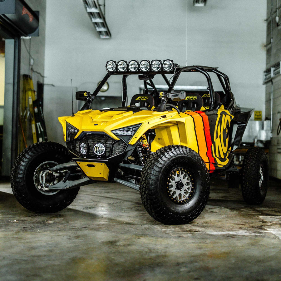 Polaris RZR Turbo R/Pro XP/Pro S KC Hilites Light Bar Kit - 39" Pro6 Gravity® LED - 6-Light - Light Bar System - 120W Combo Beam