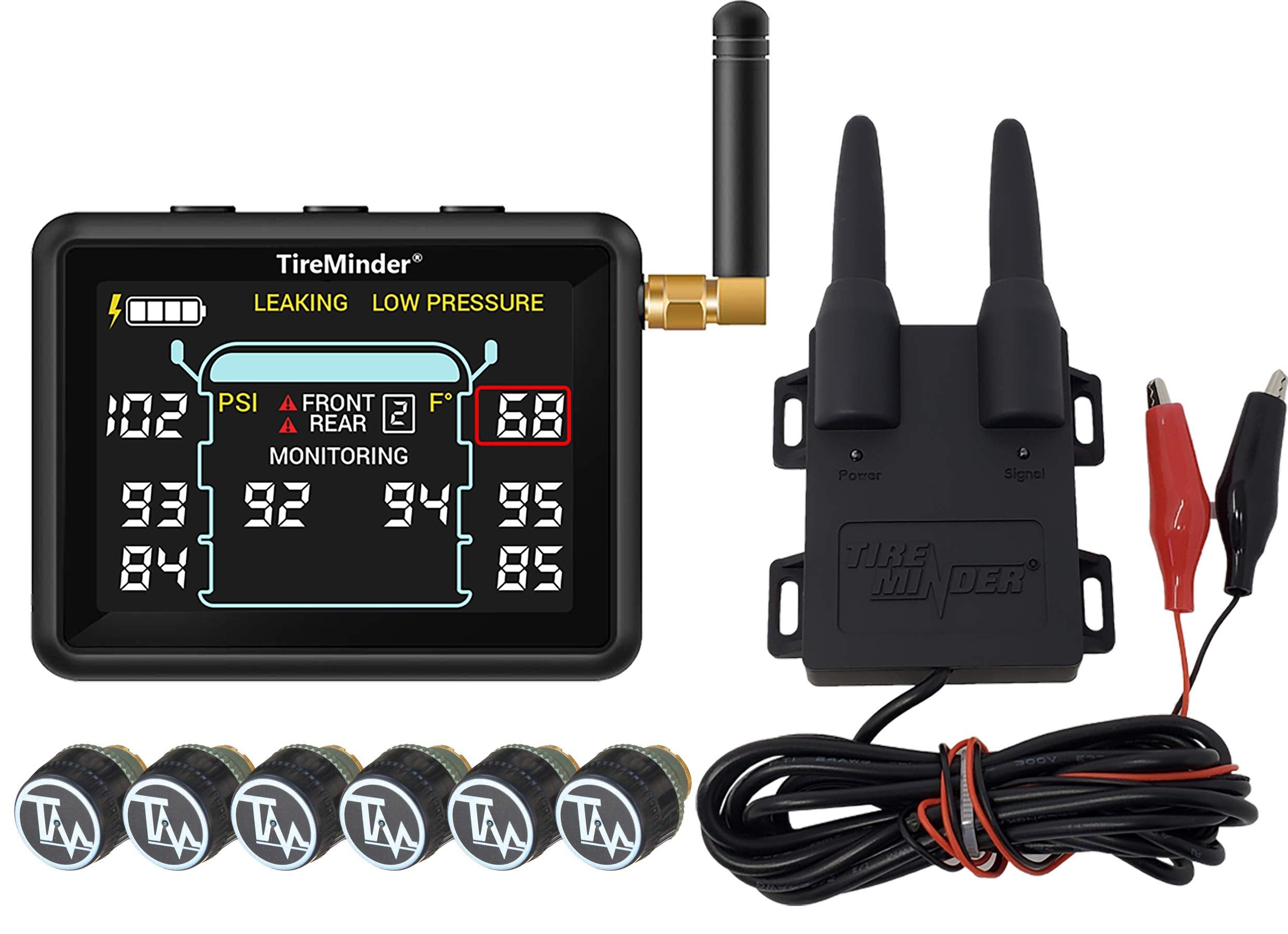 i10 TireMinder RV TPMS with 6 Transmitters