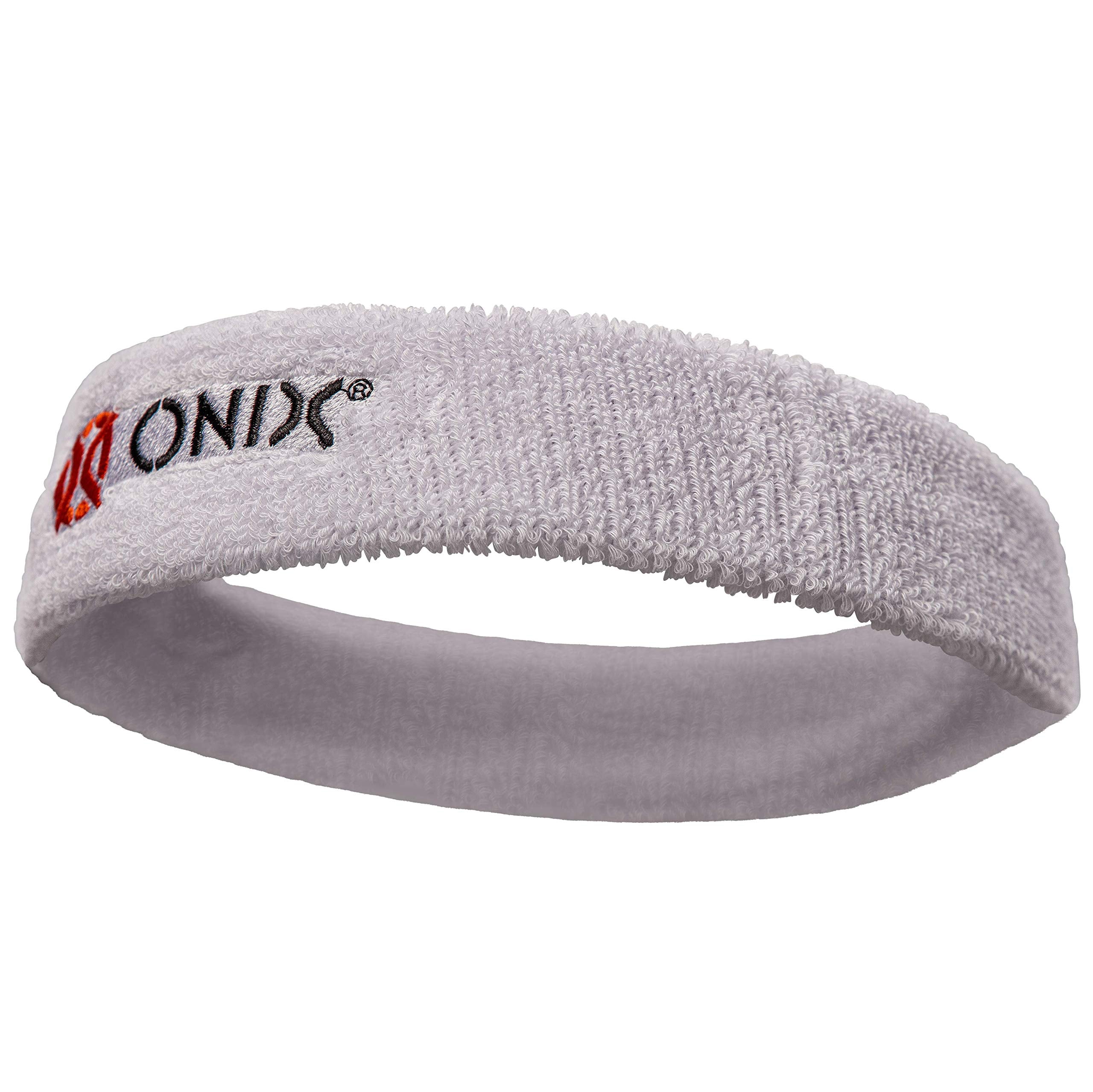 White ONIX Pickleball Sweat Absorption Headband