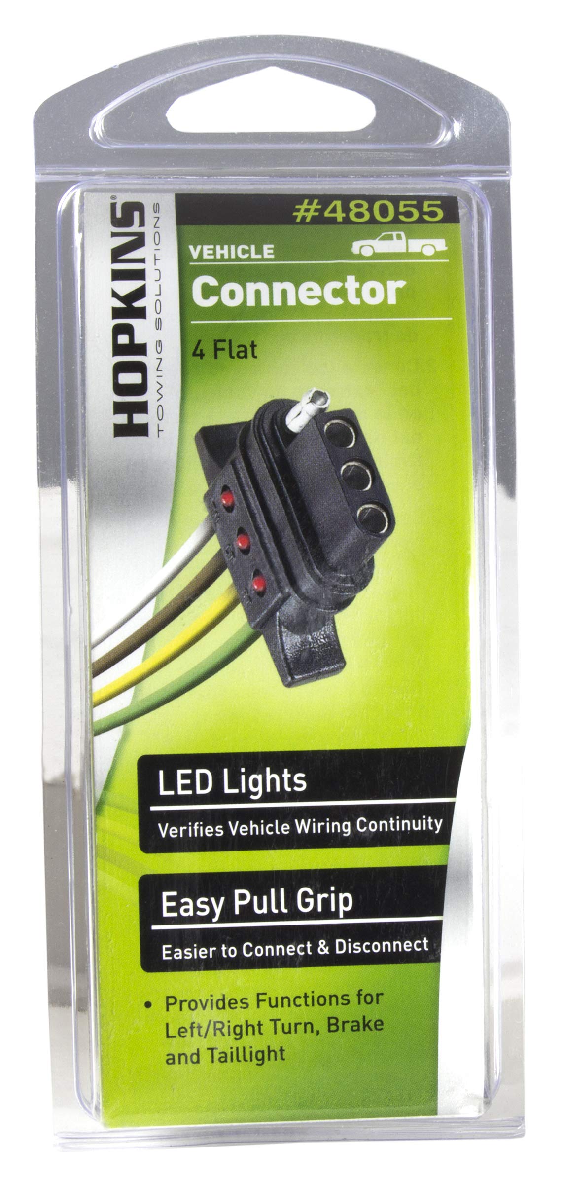 LED 4-Wire Flat Hopkins Towing Solutions 48055