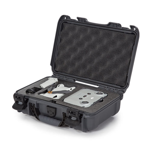 Waterproof Nanuk 909 Hard Case with Custom Insert for DJI Mini 3 and RC-N1 Remote - Graphite (909S-080GP-0A0-C0598)