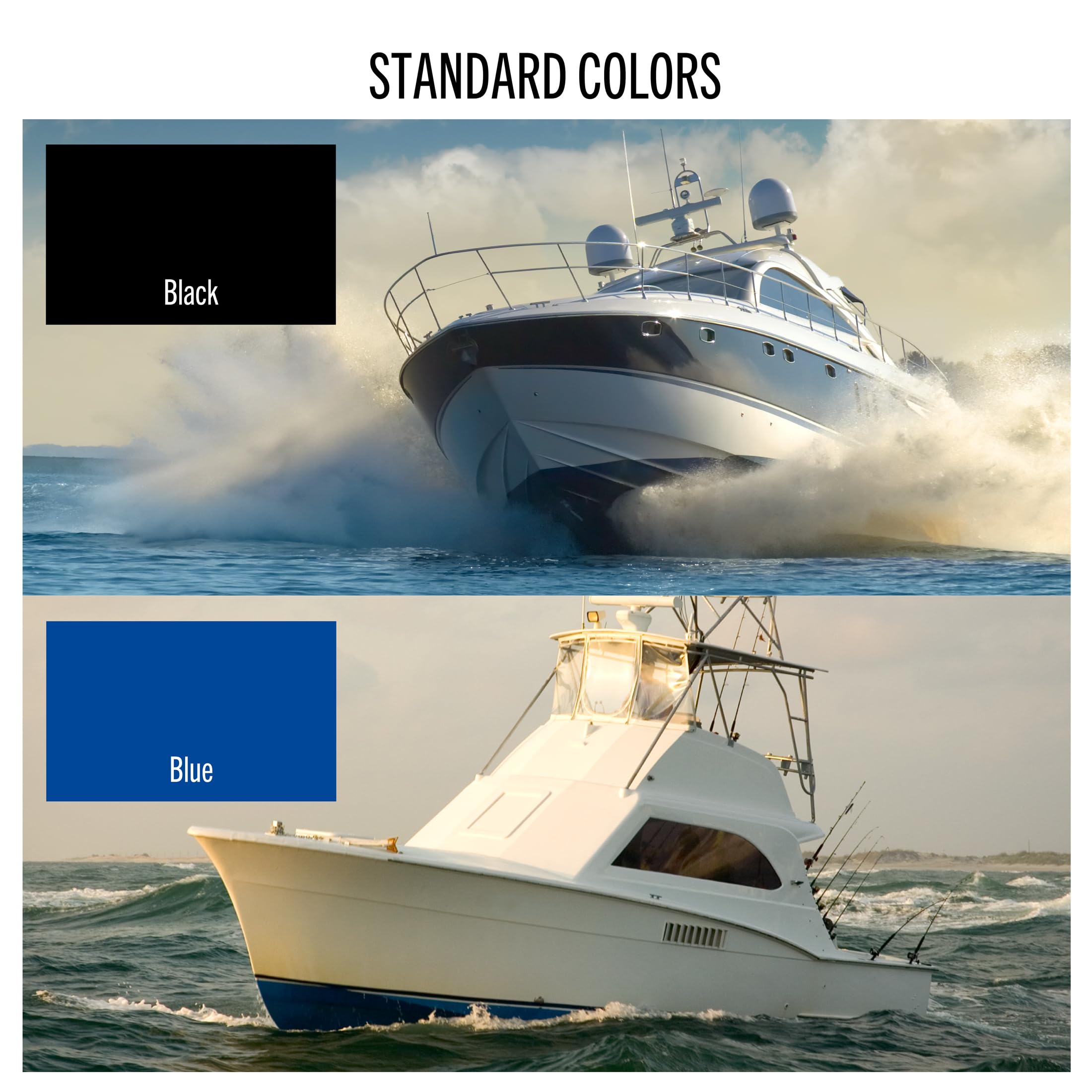 Marine Flat Rust-Oleum Antifouling Paint Boat Bottom, Quart, Black 396967​