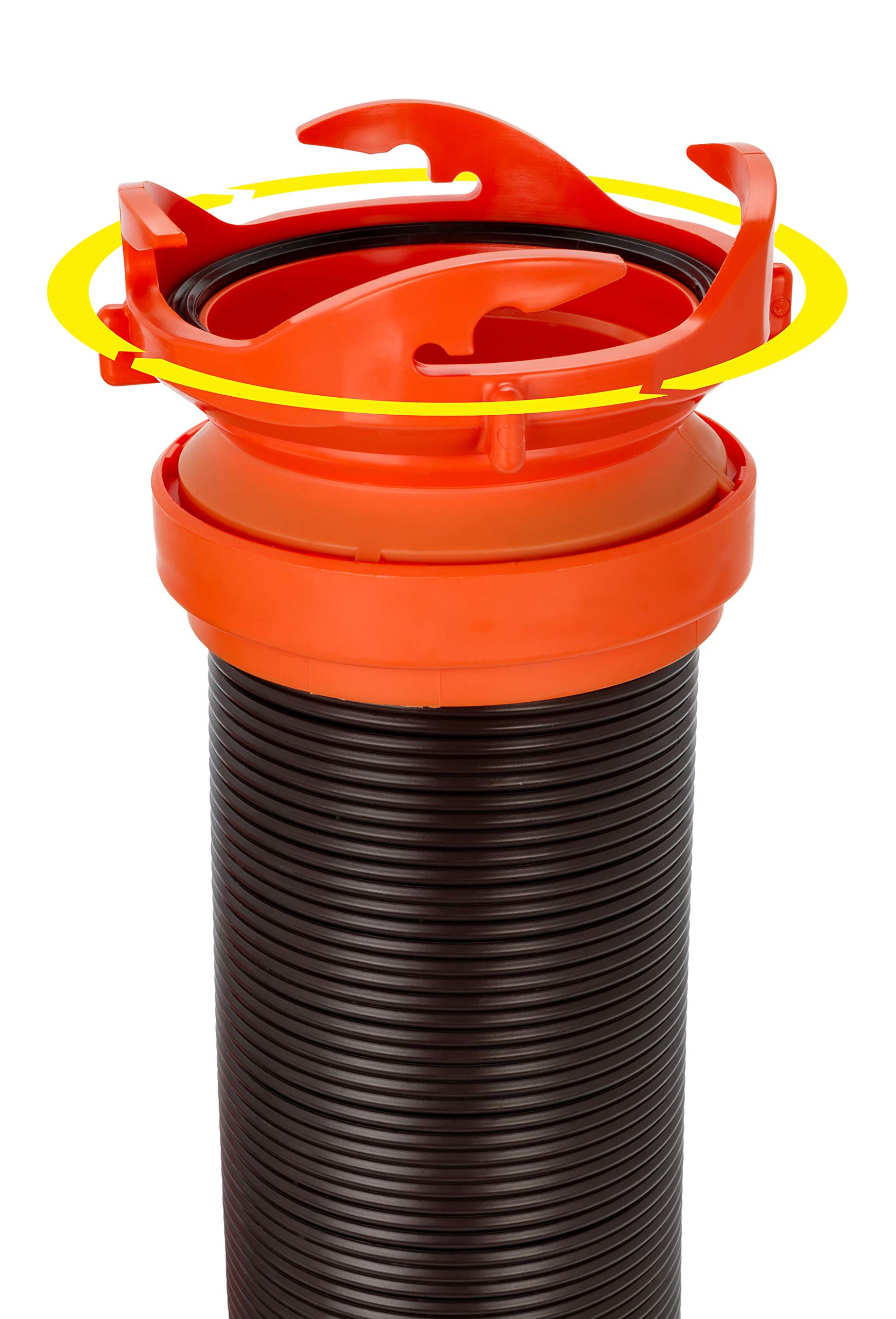 Camco Heavy Duty RhinoFLEX 10ft RV Sewer Hose Extension Kit with Swivel Fitting - Extends Your Sewer Hose to Fit Your Needs (39764)