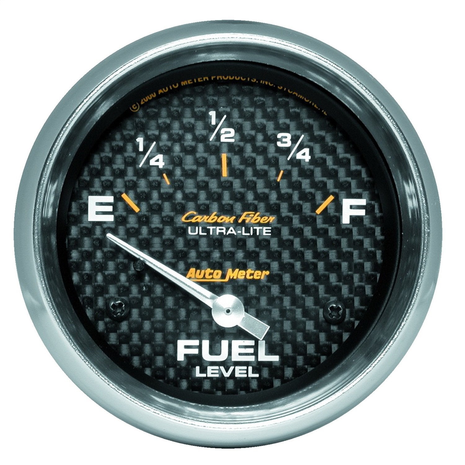 Auto Meter Carbon Fiber 4816 Electric Fuel Level Gauge