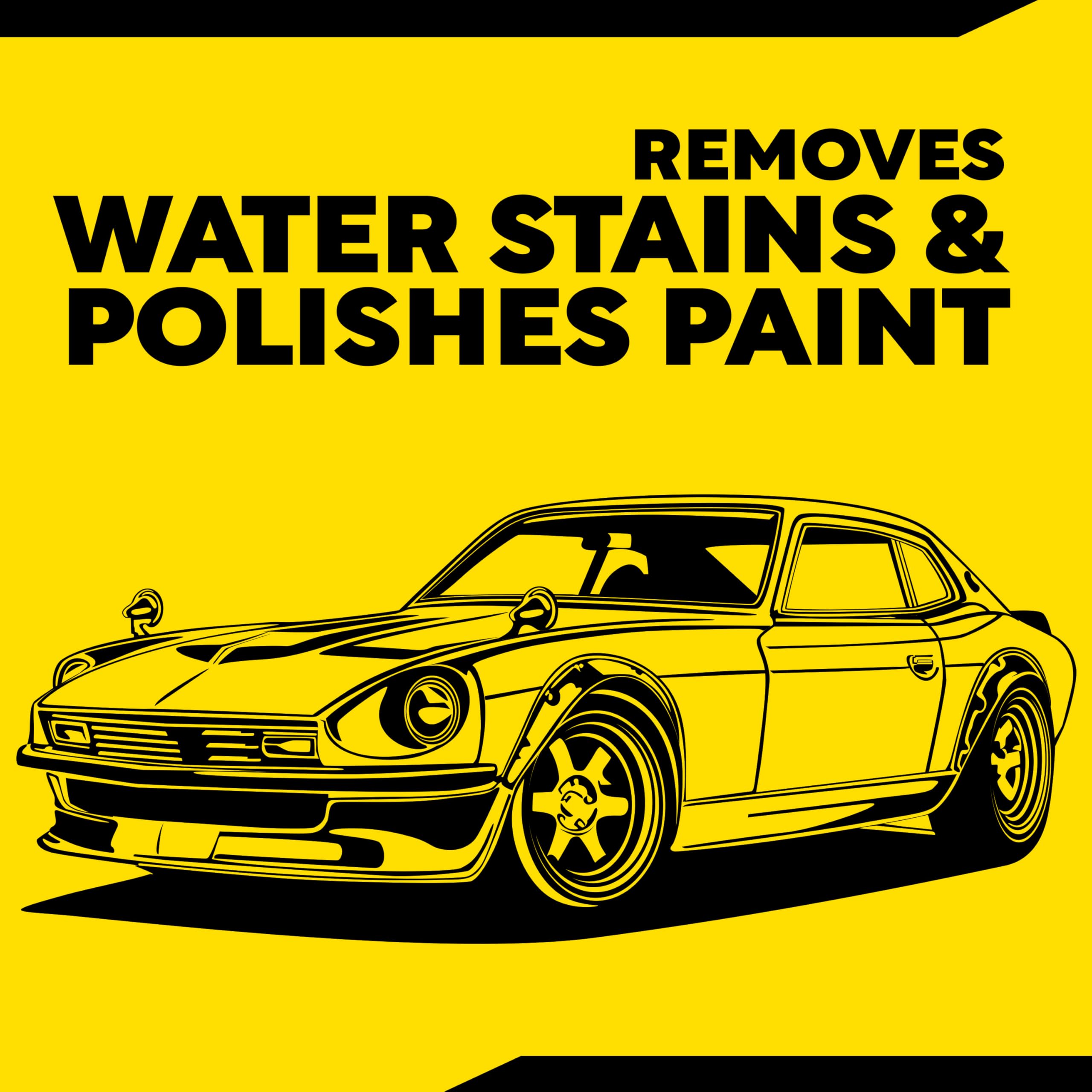 Meguiar's Heavy Duty Water Spot Remover, Water Spot Remover for Cars, Remove Water Stains and Polish Glossy Paint with a Versatile Clear Coat Safe Formula, 16 oz