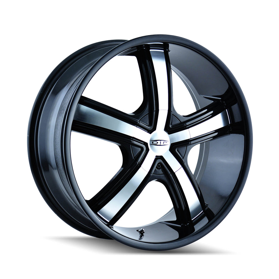 DIP D69 Black Wheel with Machined Face (20x8.5"/10x110mm) Boost