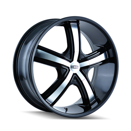 DIP D69 Black Wheel with Machined Face (20x8.5"/10x110mm) Boost