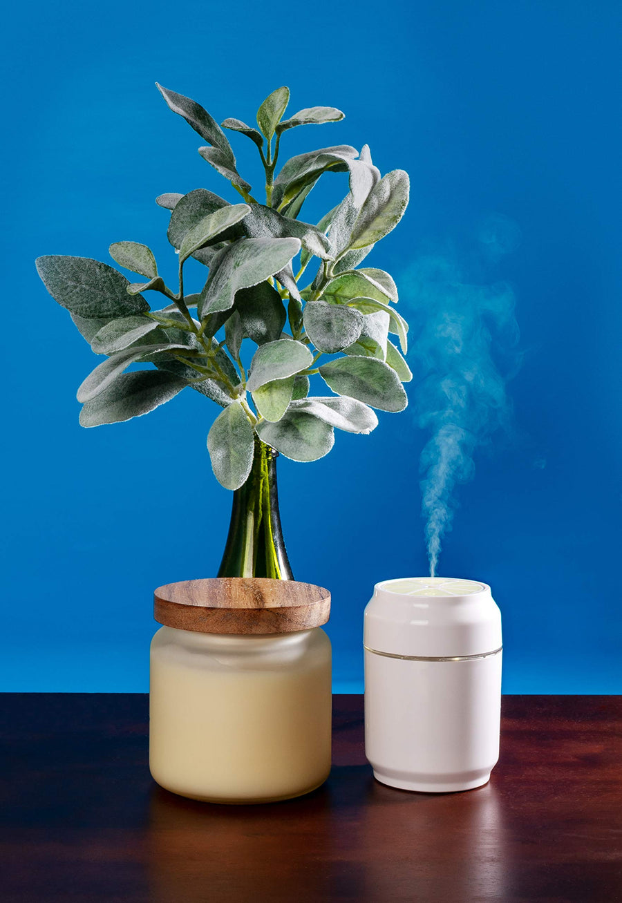 Mini-Humidifier Camco 53109 with Fan and Reading Light - Reduces Dry Air - USB Powered, Perfect for Small Spaces - Automatically Power Off After 5-7 Hours of Use