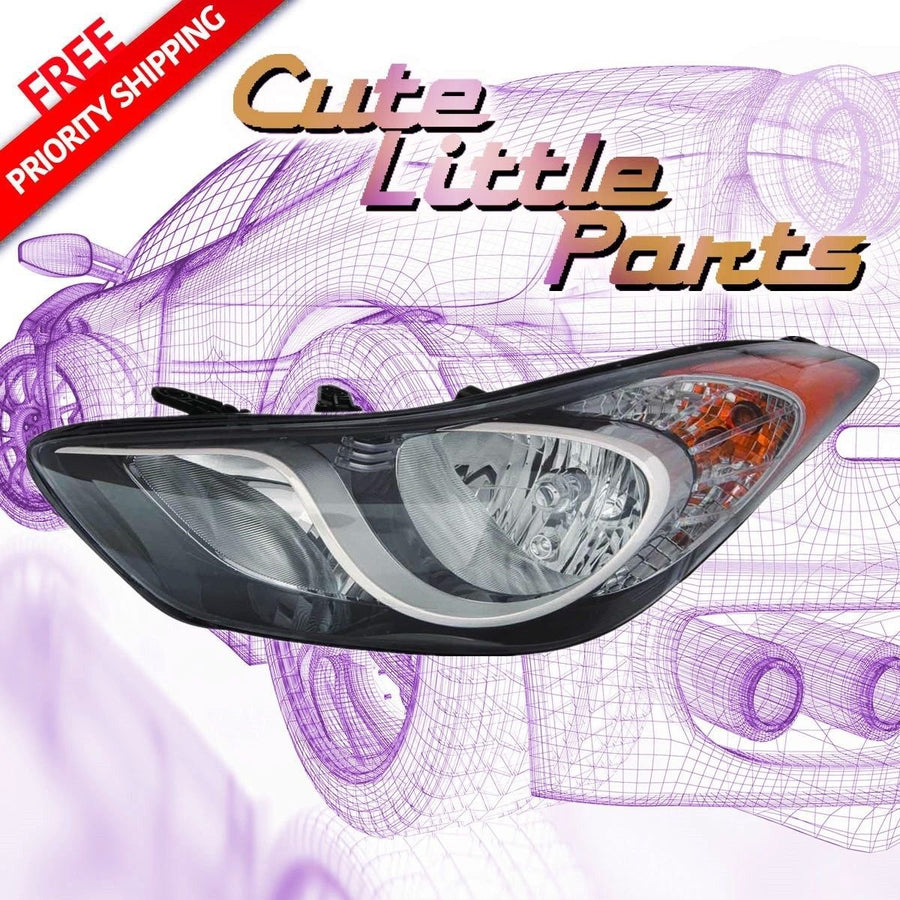 For Hyundai Elantra 11-13 USA Built Headlight Assembly LH Driver Side USA