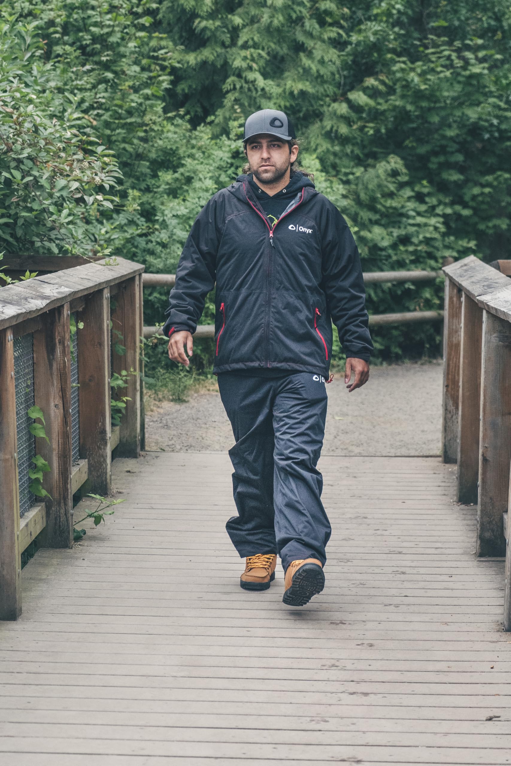 Men's Onyx Hydromax Rain Jacket, Black