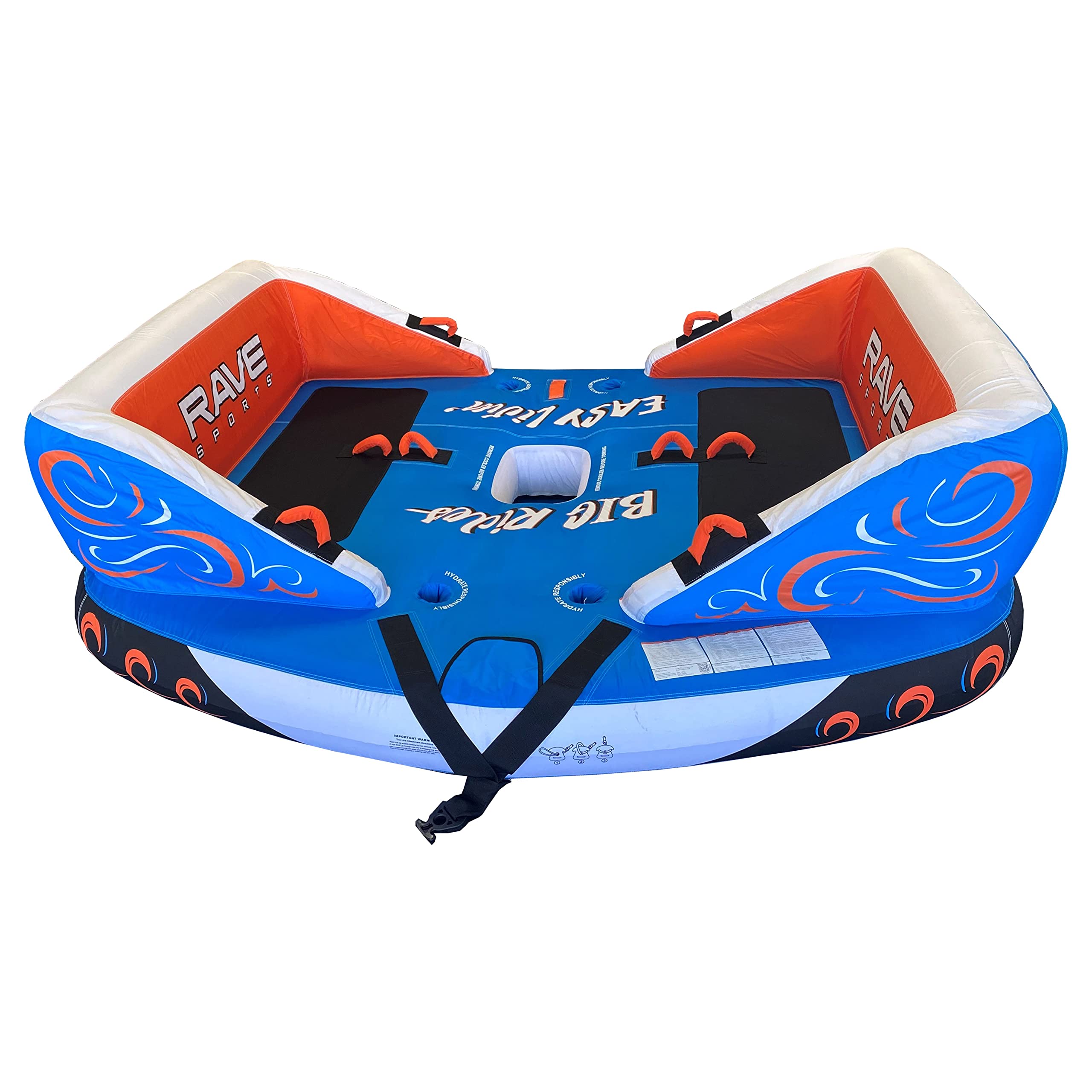 Big Easy RAVE Sports Boat Towable Water Tube for 2-4 Riders