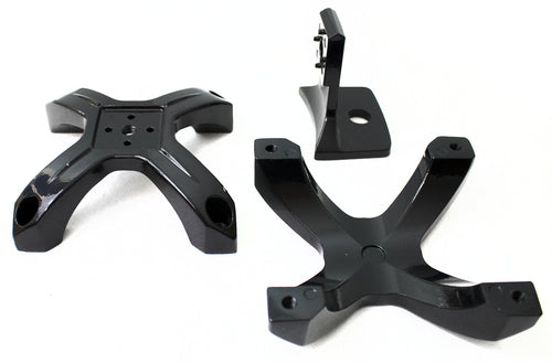 Race Sport RSBKU17 Mounting System X-Clamp Bracket for 2-3 inch Diameter Tubing (Pair)