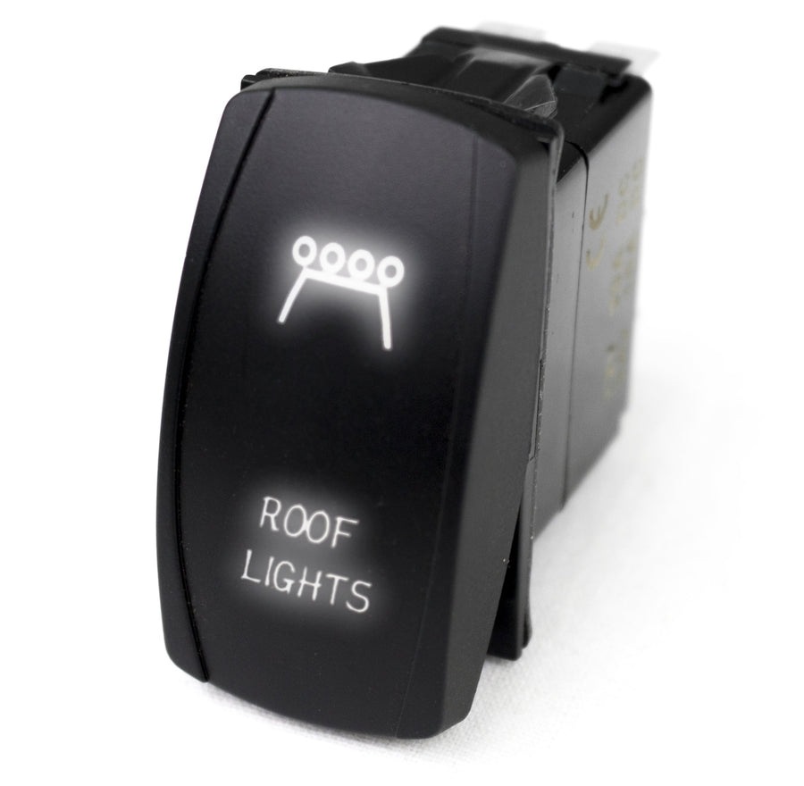 Rocker Switch Race Sport Lighting RSLJ15W w/White LED Radiance (Roof Lights)