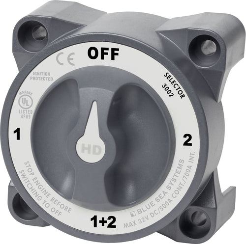 3002 HD BATTERY SELECTOR Blue Sea Systems 4POS