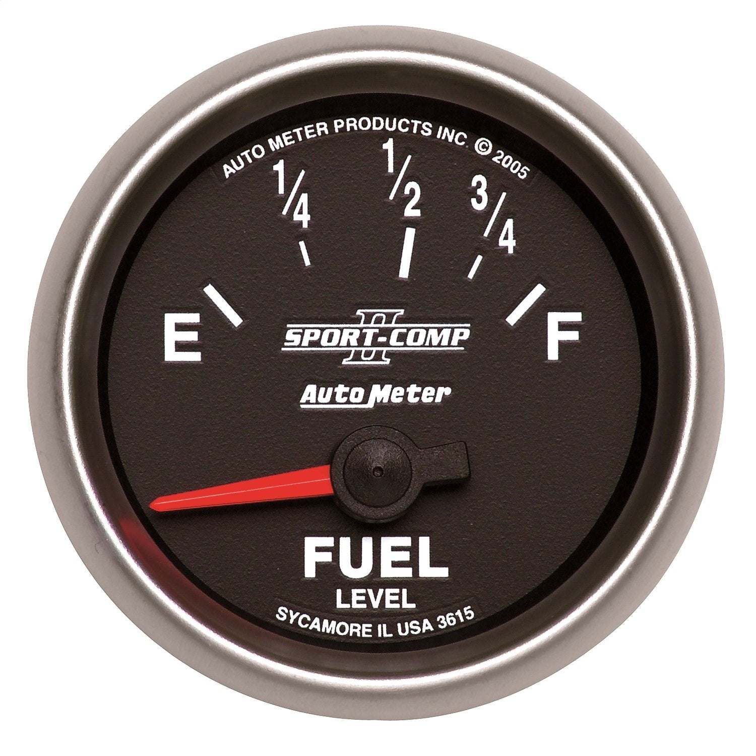 Auto Meter 3615 2-1/16" Short Sweep Electric Fuel Level Gauge 73E/ 10 F