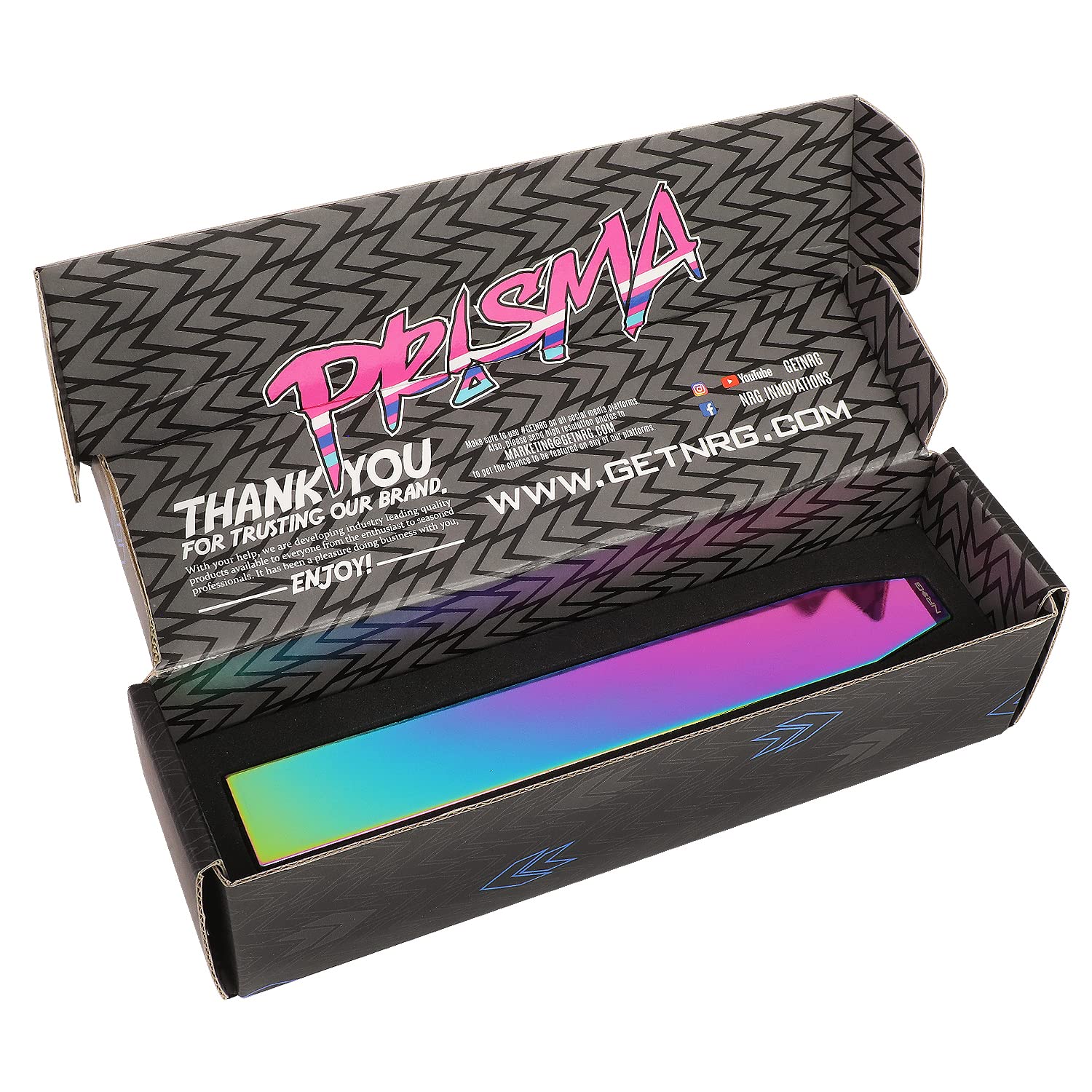 NRG Innovations SK-600MC-12125 Neochrome Aluminum Weighted Monolith Shift Knob, M12 X 1.25