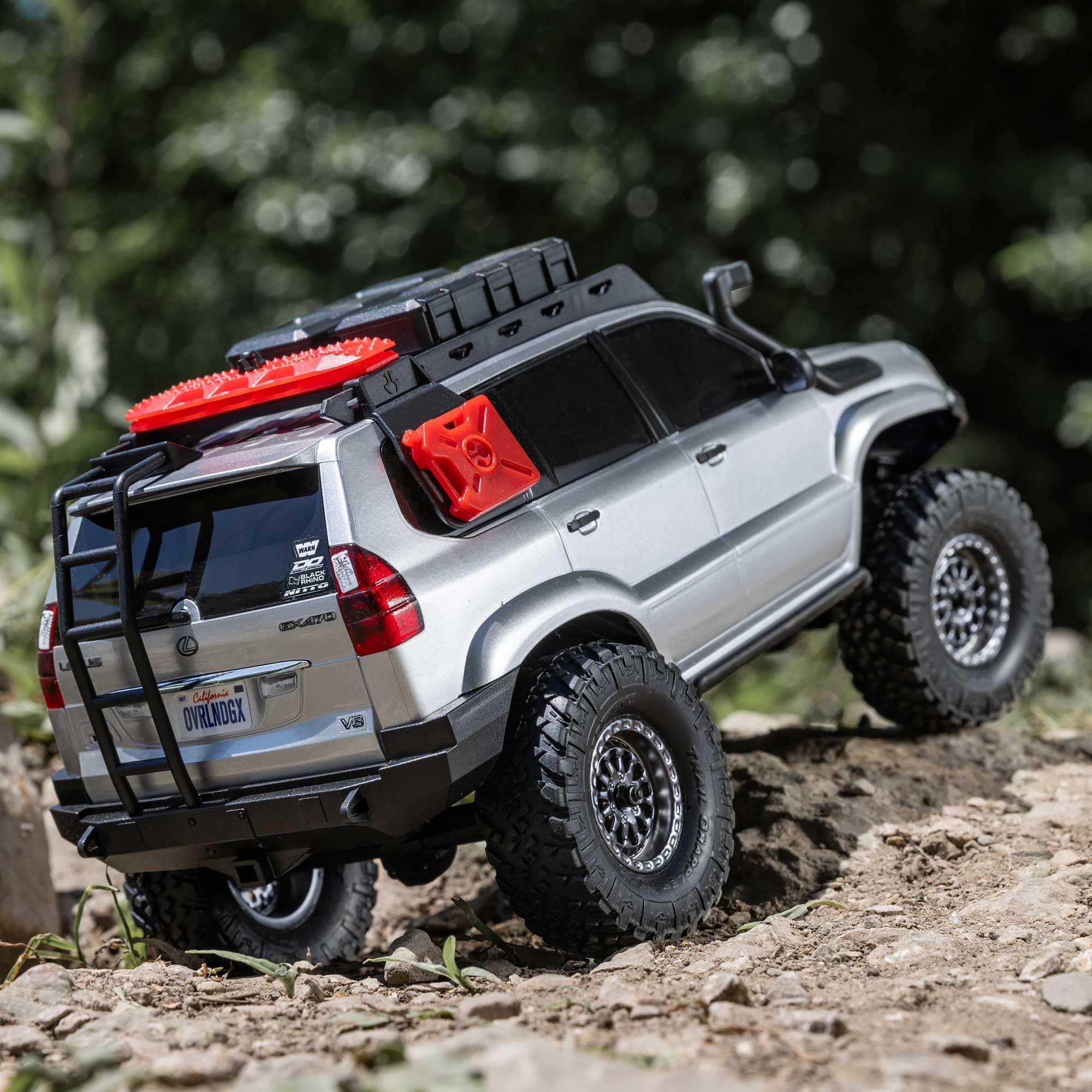 Axial SCX24 RC Truck Lexus GX470: 1/24 4WD RTR (Everything Needed to Run is Included), Silver, AXI-1532T2