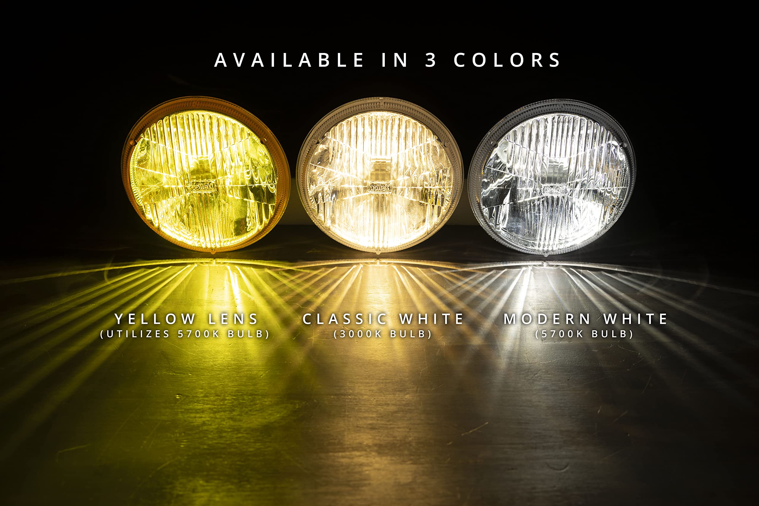 Holley LFRB195 RetroBright LED Forward Facing Light - Housing Only - Clear Lens - Sold Individually