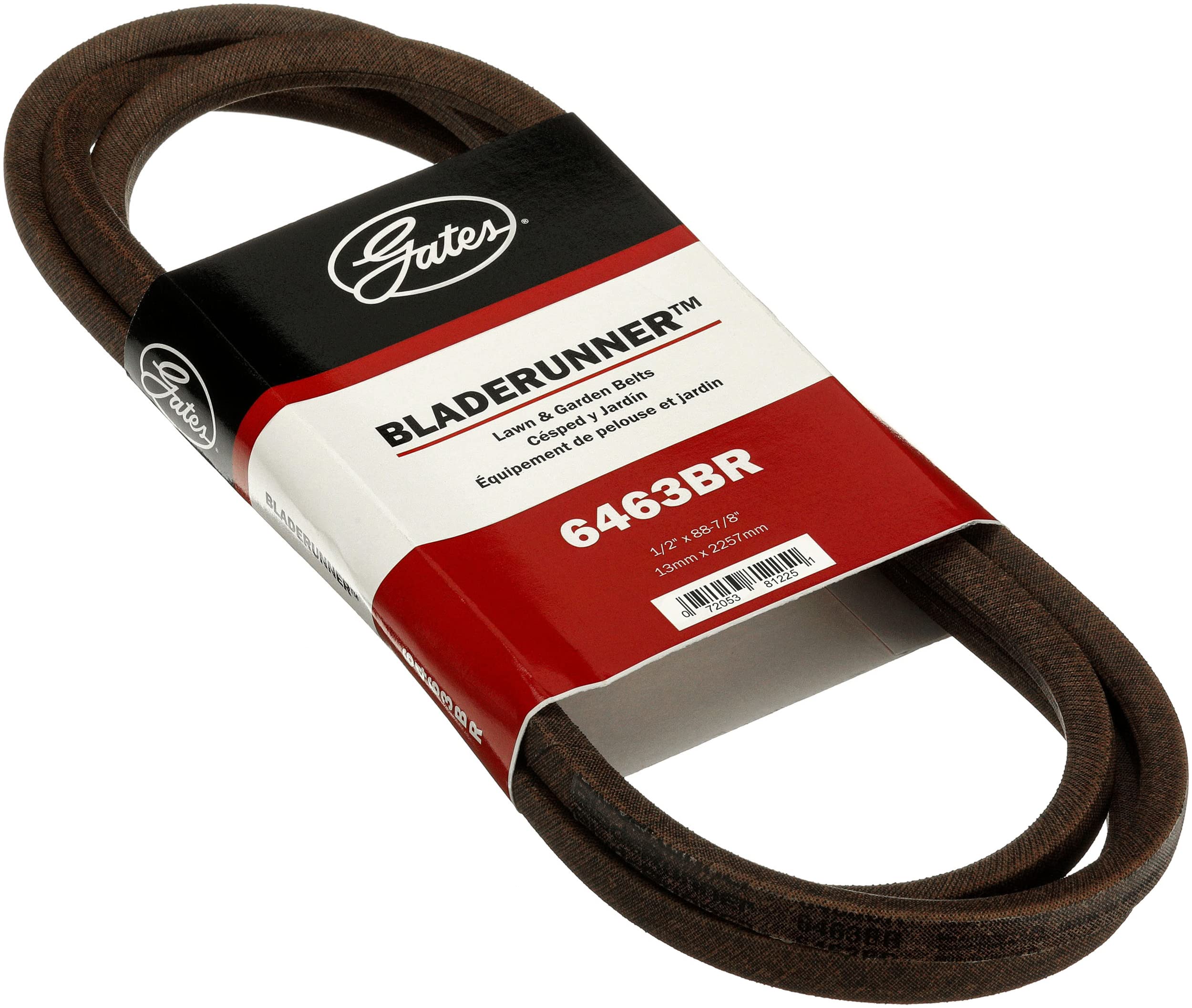 BladeRunner Gates 6463BR Lawn and Garden Belt, Black