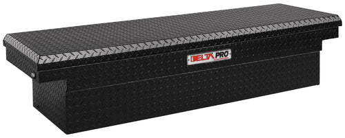 Compact Delta Pro PAC1587002 Black Aluminum Single Lid Crossover Truck Box