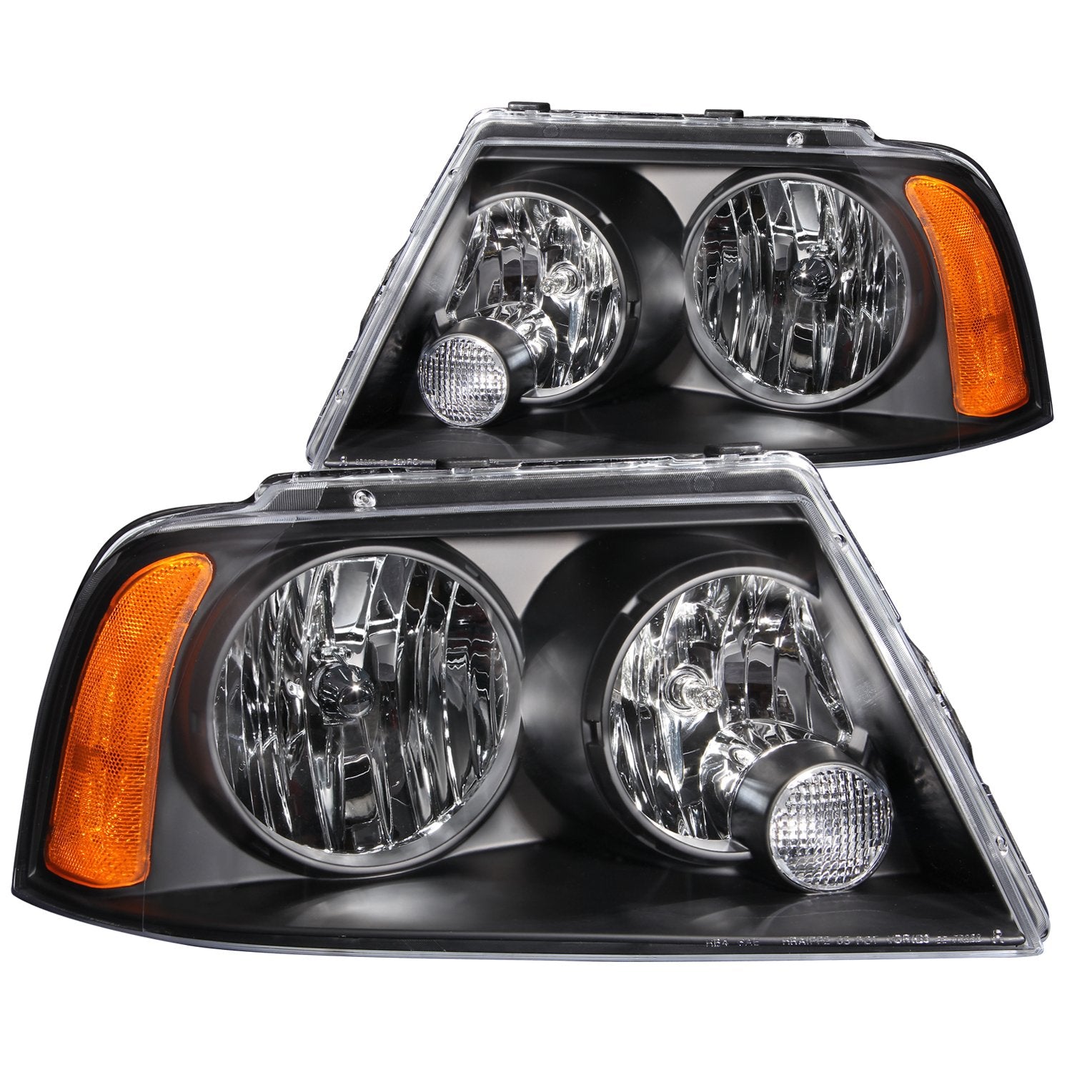 Lincoln Navigator Anzo USA 111045 Black Headlight Assembly - (Sold in Pairs)