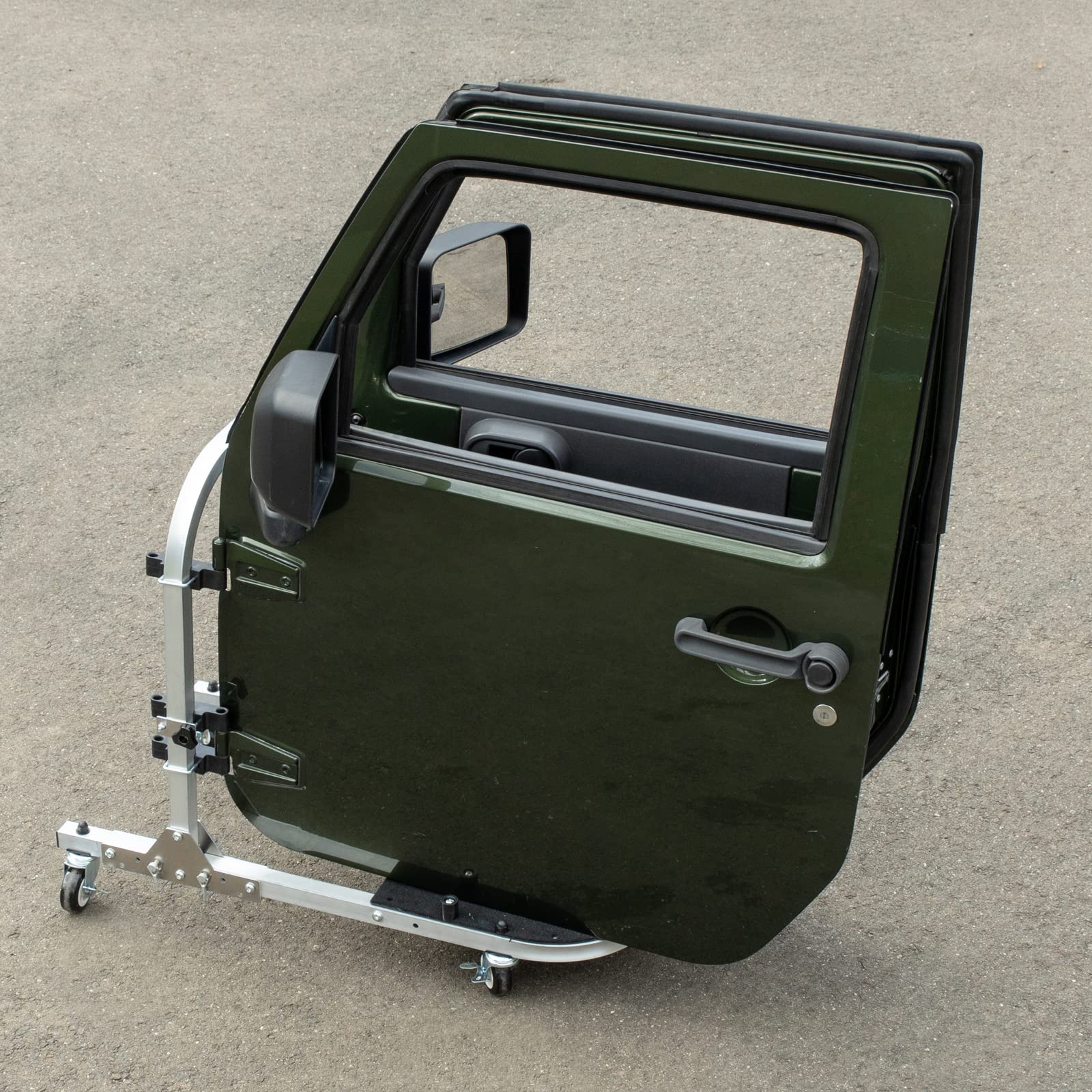 4x4 EZ Rolling Storage Cart 2-Door Rack Foldable fits TJ JK JL Patented