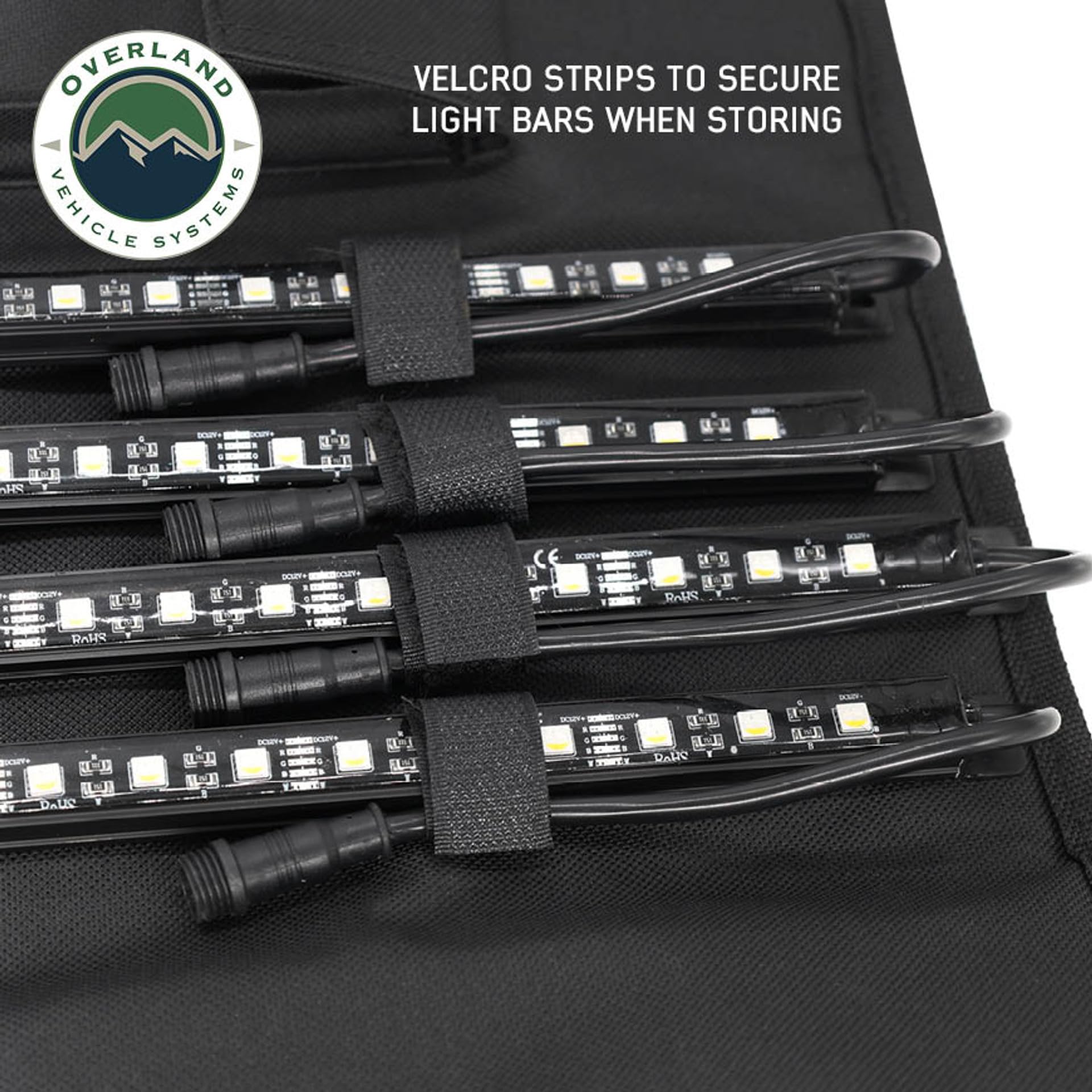 4 Pcs Overland Vehicle Systems Universal RGBWW LED Light Kit