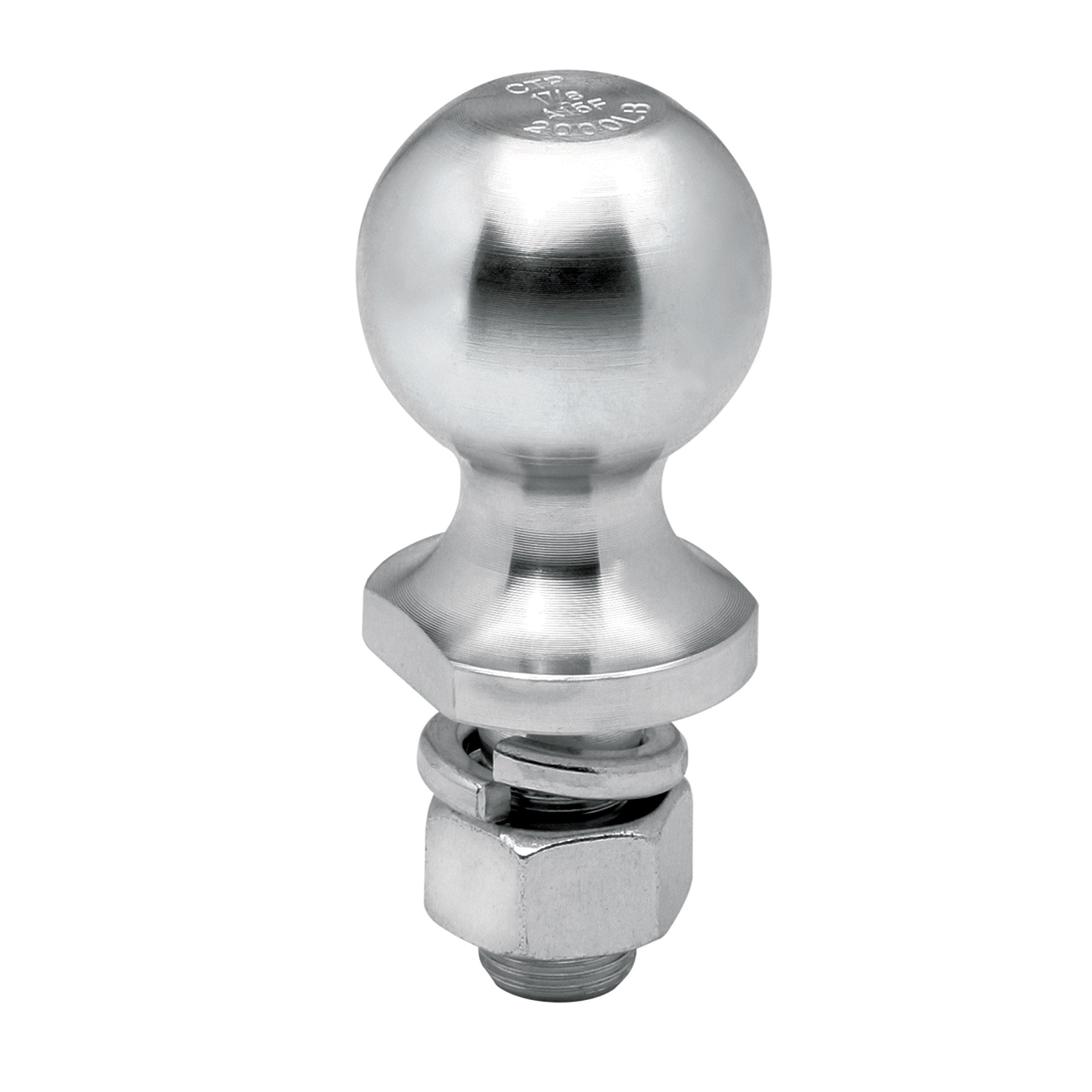 Reese Tow Ready 63817 Zinc Hitch Ball - 1-7/8" x 1 x 2-1/8", 2,000 lb. GTW