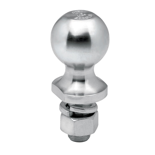Reese Tow Ready 63817 Zinc Hitch Ball - 1-7/8" x 1 x 2-1/8", 2,000 lb. GTW